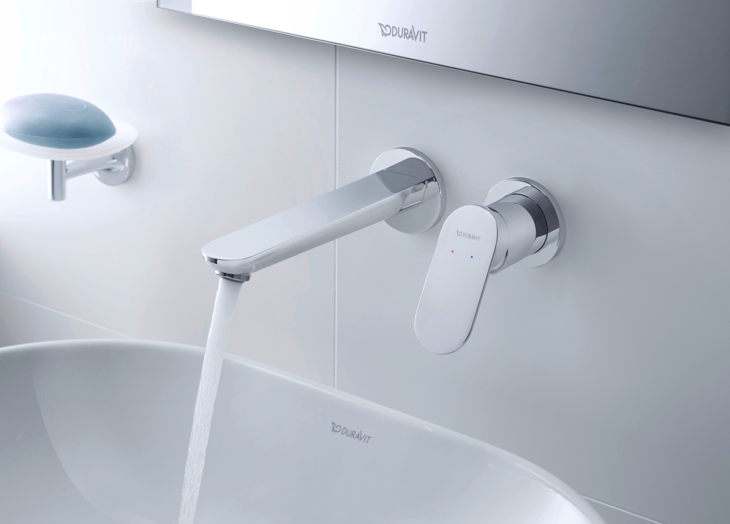 Duravit Unterputzarmatur Wave Chrom Waschtisch UP Waschtischarmatur Wandmontage Wave Chrom