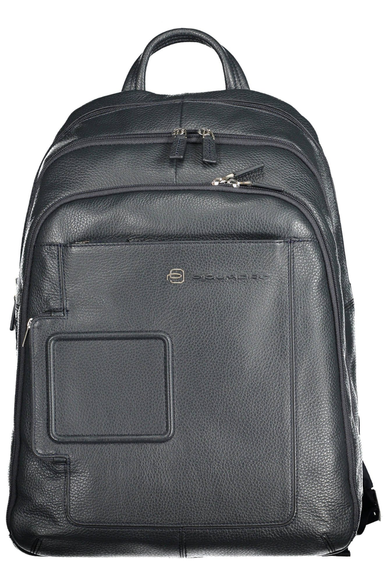 Piquadro Rucksack, Herren-Rucksack Blau: Praktisch mit Laptopfach & Kontrastdetails
