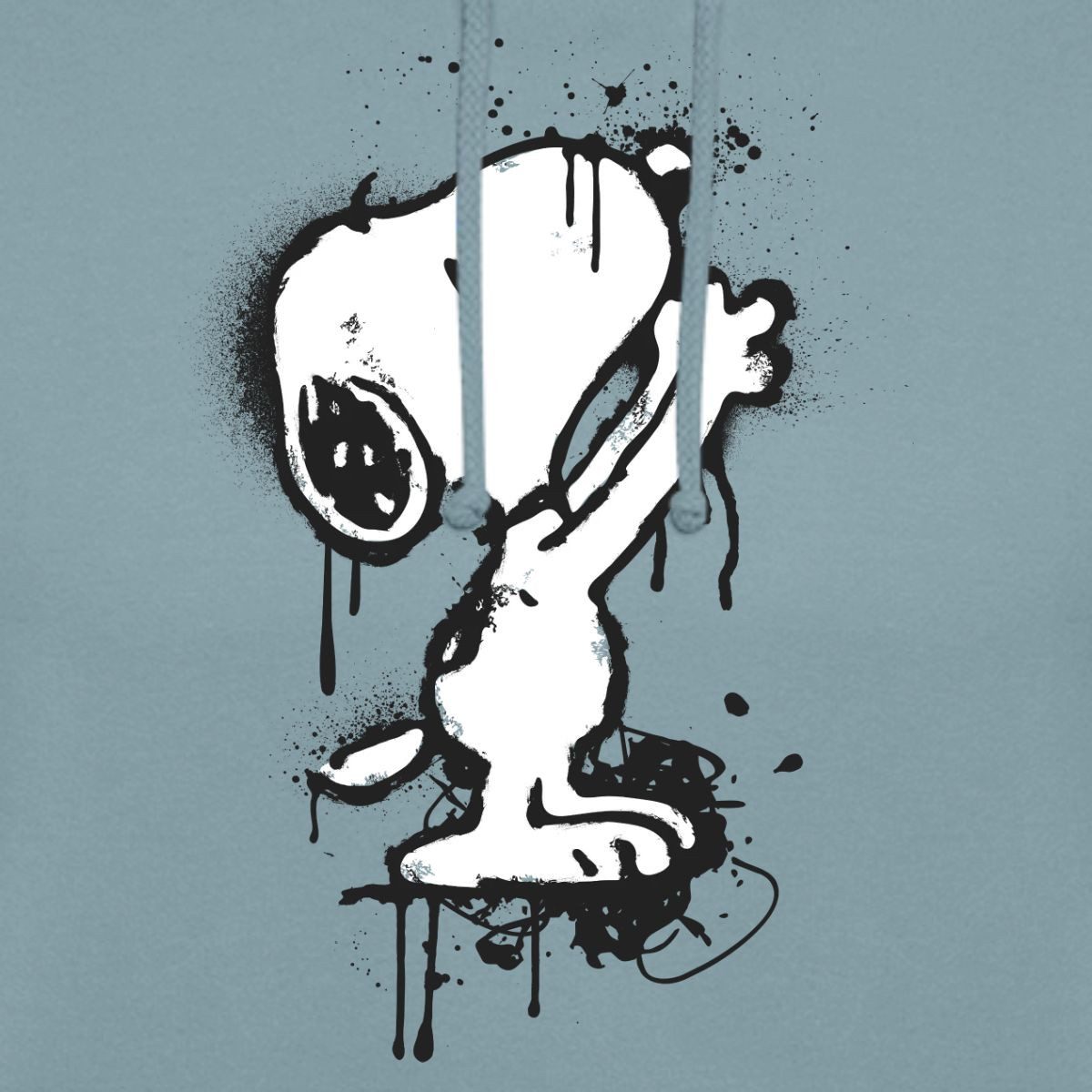 Spreadshirt Hoodie Peanuts Snoopy Graffiti Street Art Unisex Hoodie (1-tlg)
