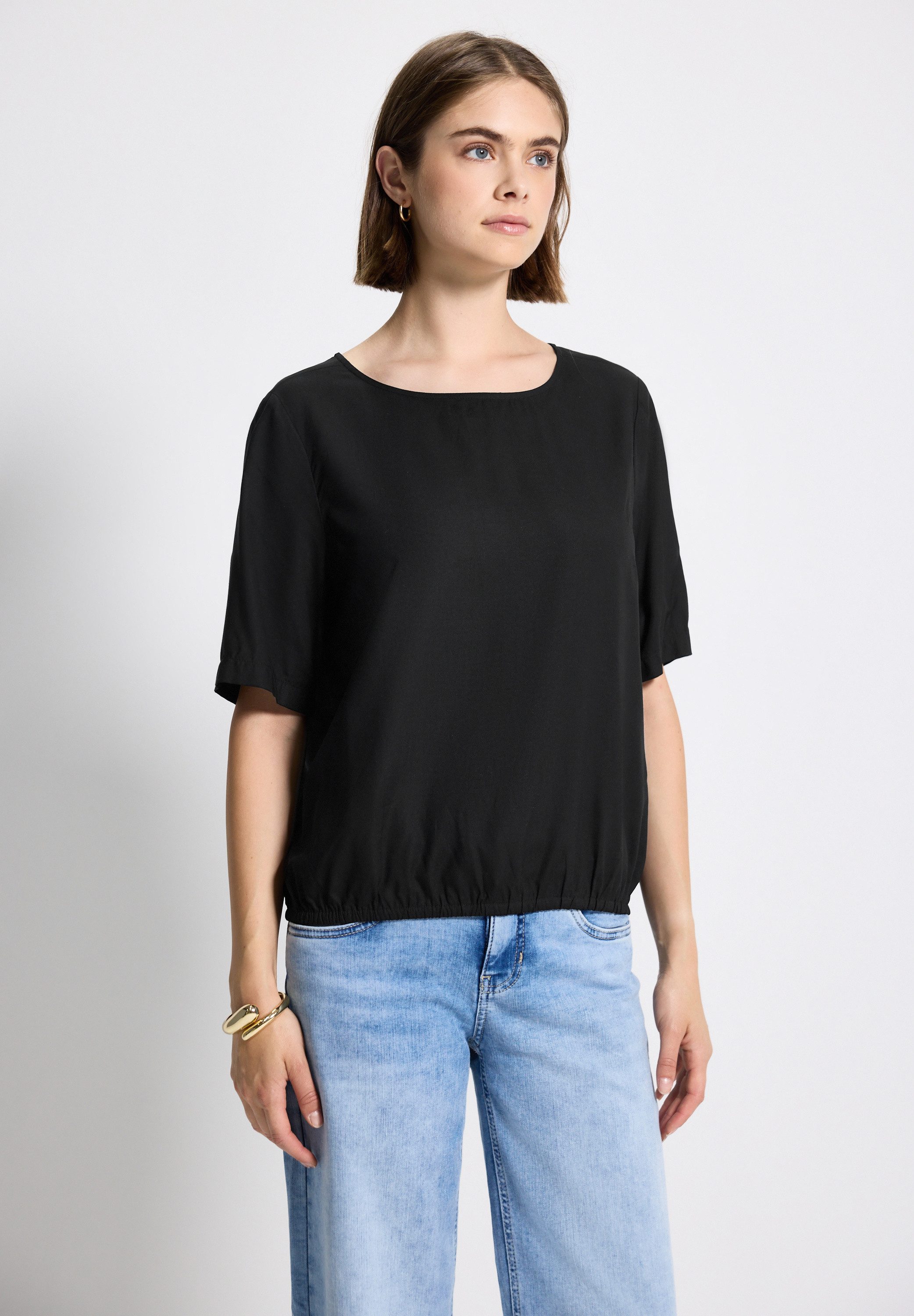 STREET ONE STUDIO Shirtbluse aus softer günstig online kaufen