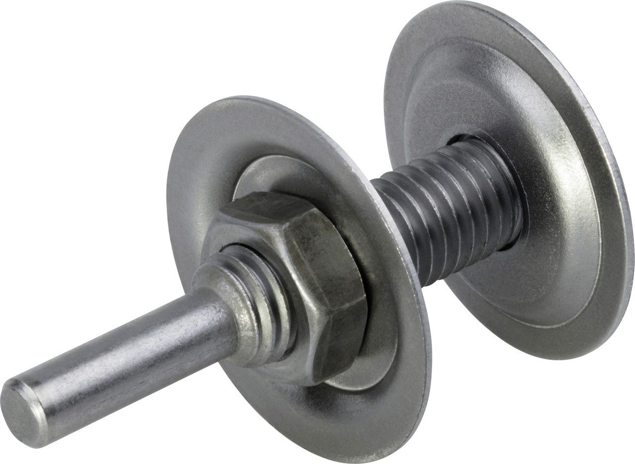 Wolfcraft Schleifaufsatz Wolfcraft Spanndorn 10 x 6 mm für Bohrmaschine