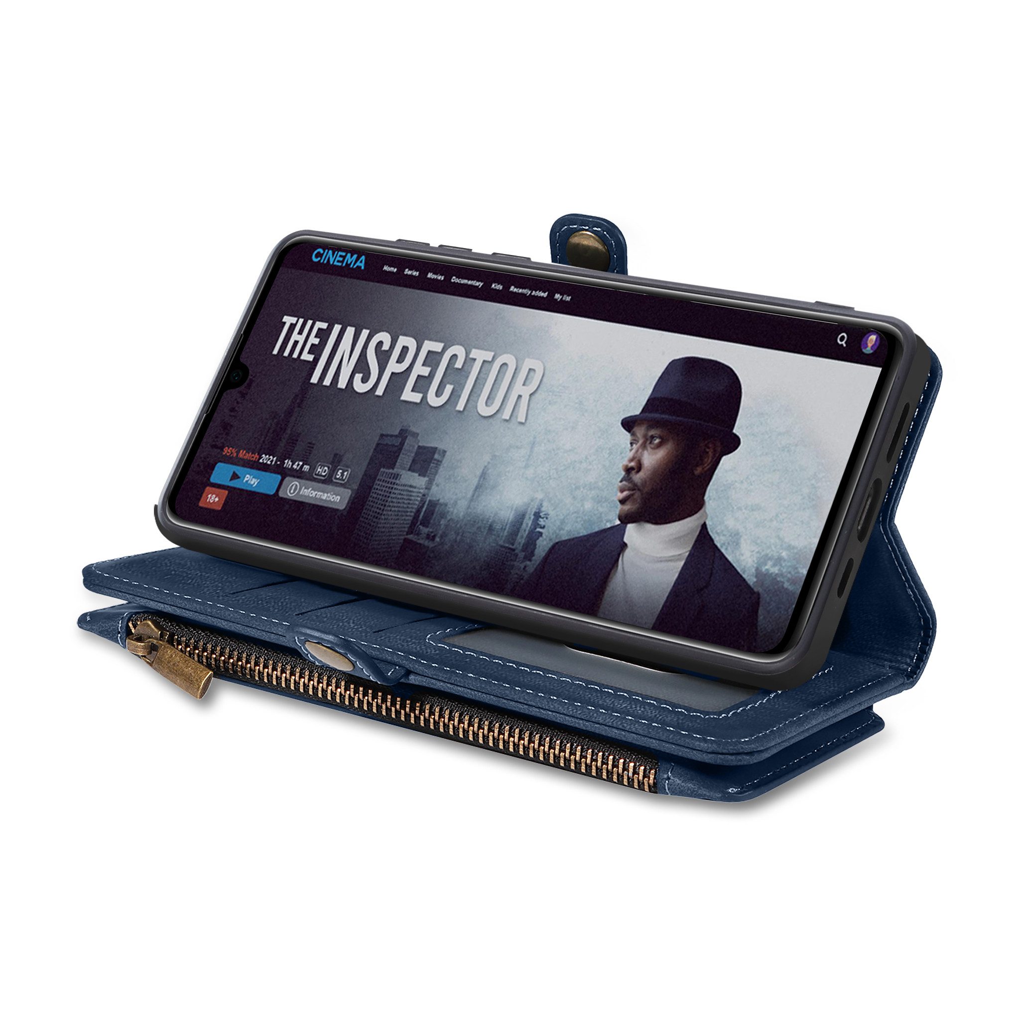Tec-Expert Handyhülle Geldbörse Hülle mit RFID Schutz für Samsung Galaxy A26 5G 6.5 Zoll, 6.5", Klapphülle Cover Case mit Kartenfach Geldfach Münzfach – Bild 4 von 5