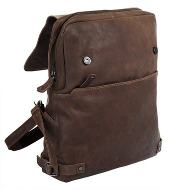 Harold's Laptoprucksack, echt Leder