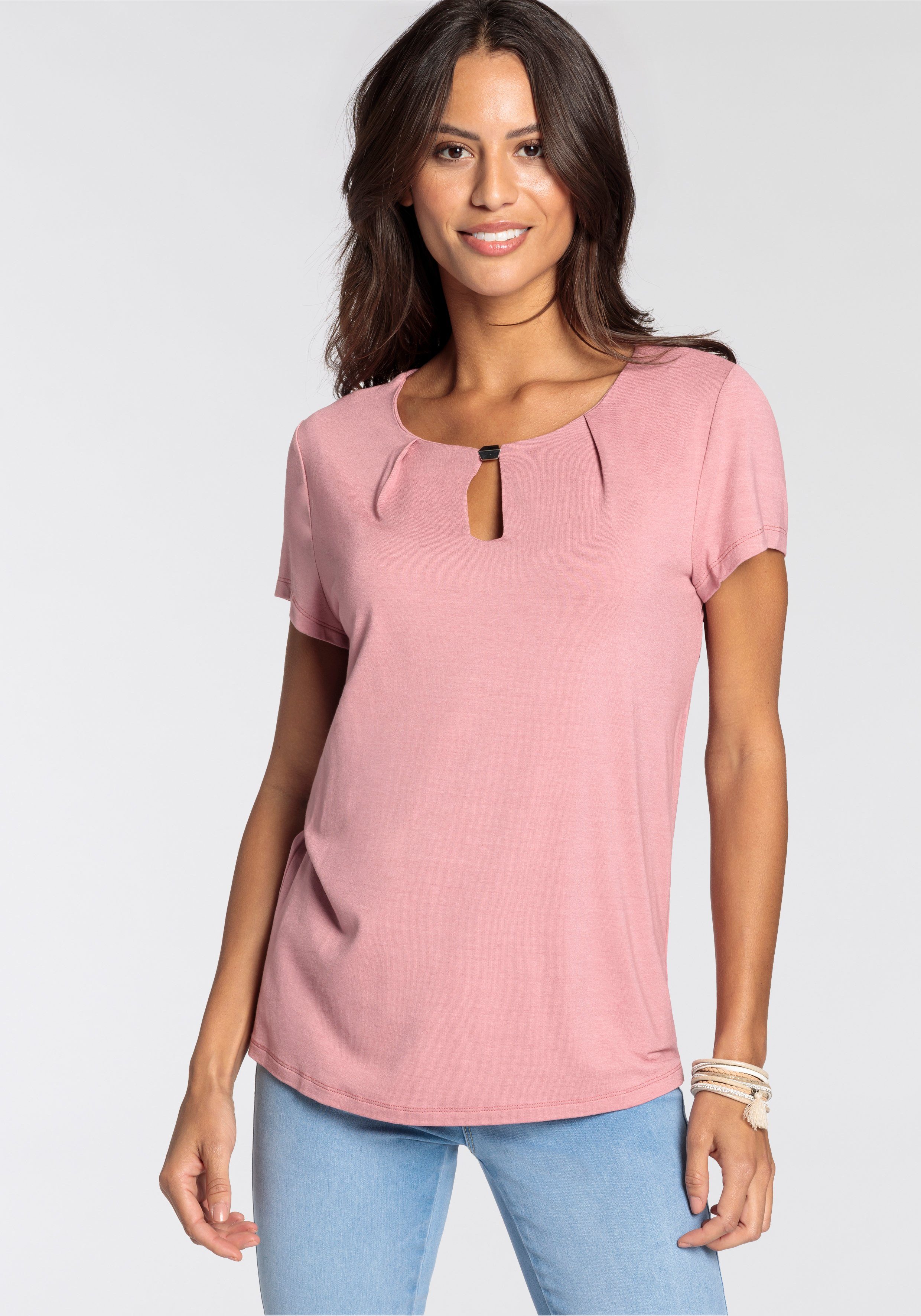 LAURA SCOTT T-Shirt mit Rundhalsausschnitt - NEUE KOLLEKTION mehr