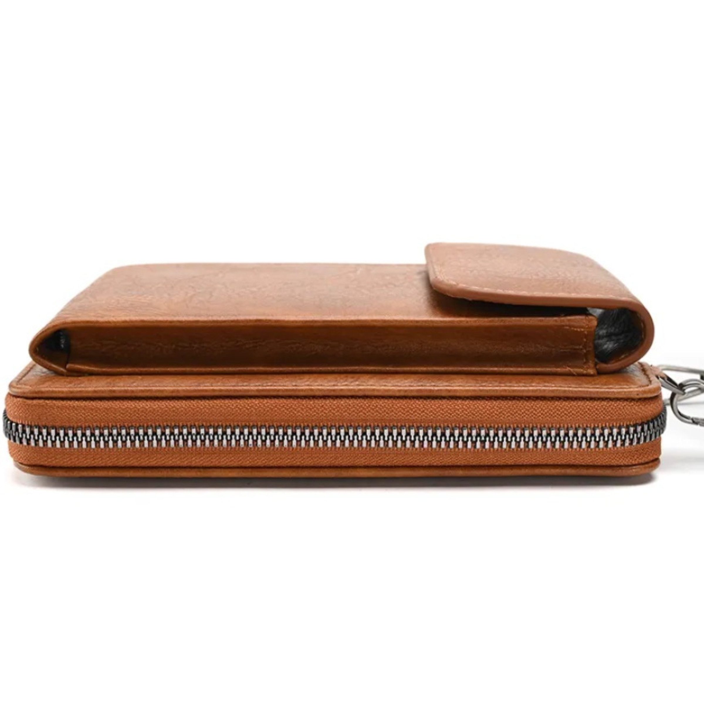 Renna Leather Mini Bag Leder Handyhülle Geldbörse 2in1 Tasche mit Gürtel