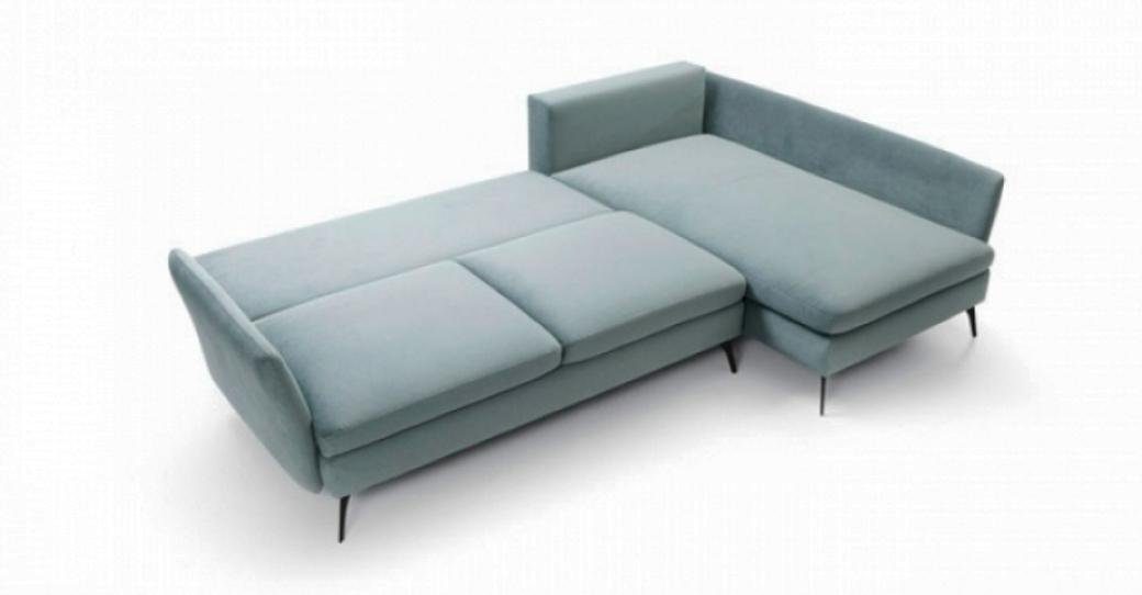 Form L Polstersofa 2 Sofa Europe Sitz, Made Ecksofa Couch Moderner Teile, Ecksofa in JVmoebel Blau