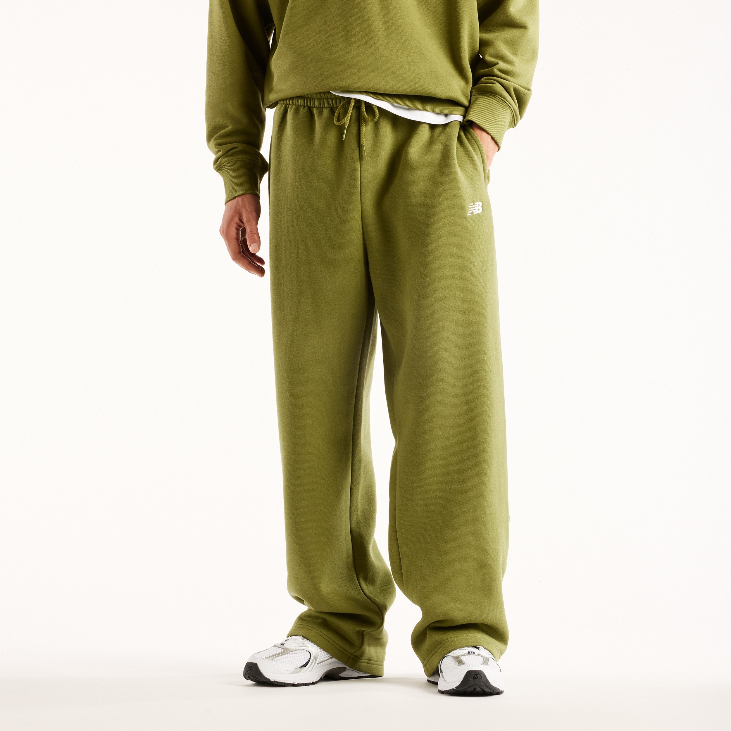 New Balance Sporthose Sport Essentials Fleece Pant GREY