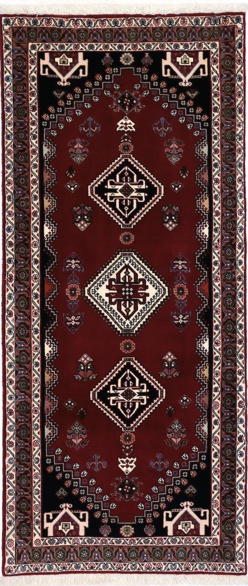 Orientteppich Perser Gabbeh Kashkuli 84x194 Handgeknüpfter Moderner Orientteppich, Nain Trading, rechteckig, Höhe: 15 mm