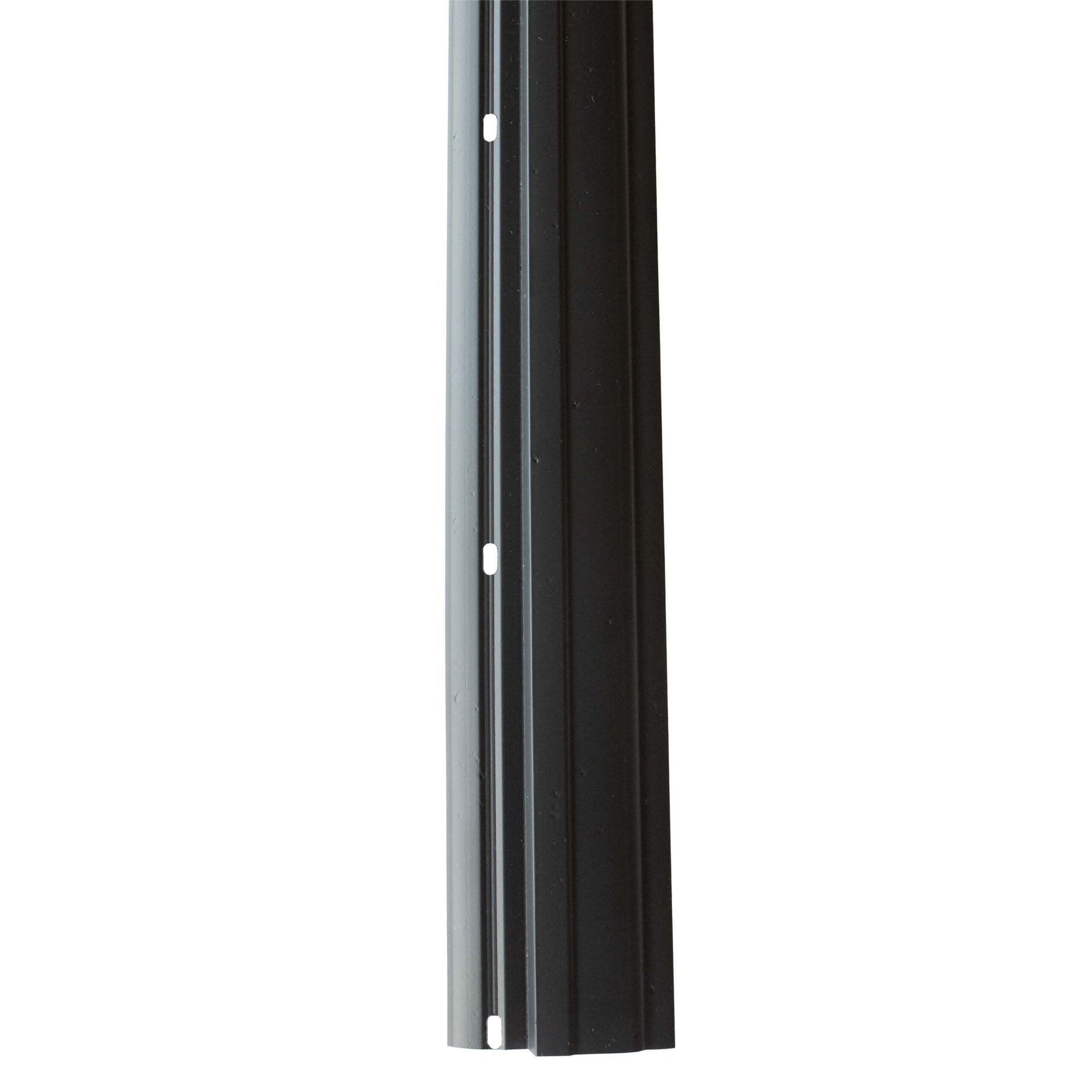 Jardinion Abdeckprofil Abdeckprofil für Noppenfolie (1 m, PVC, 1-St), Abschlussleiste für Grundmauerschutz, einfache Montage