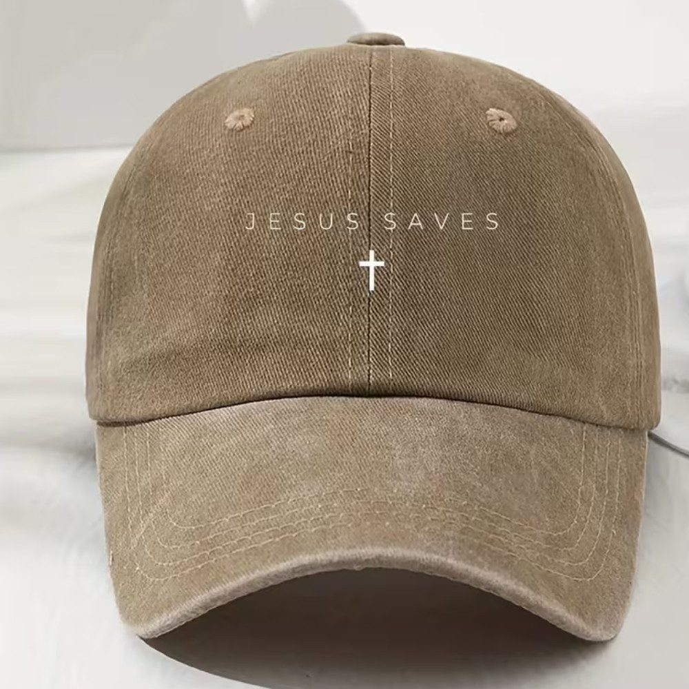 XCOAST Baseball Cap Damen & Herren – Small Face Cap, verstellbar, leicht & atmungsaktiv (Khaki Cap mit Prägung, Verstellbare Größe flexibel) Atmungsaktive Cap - Damen, Herren