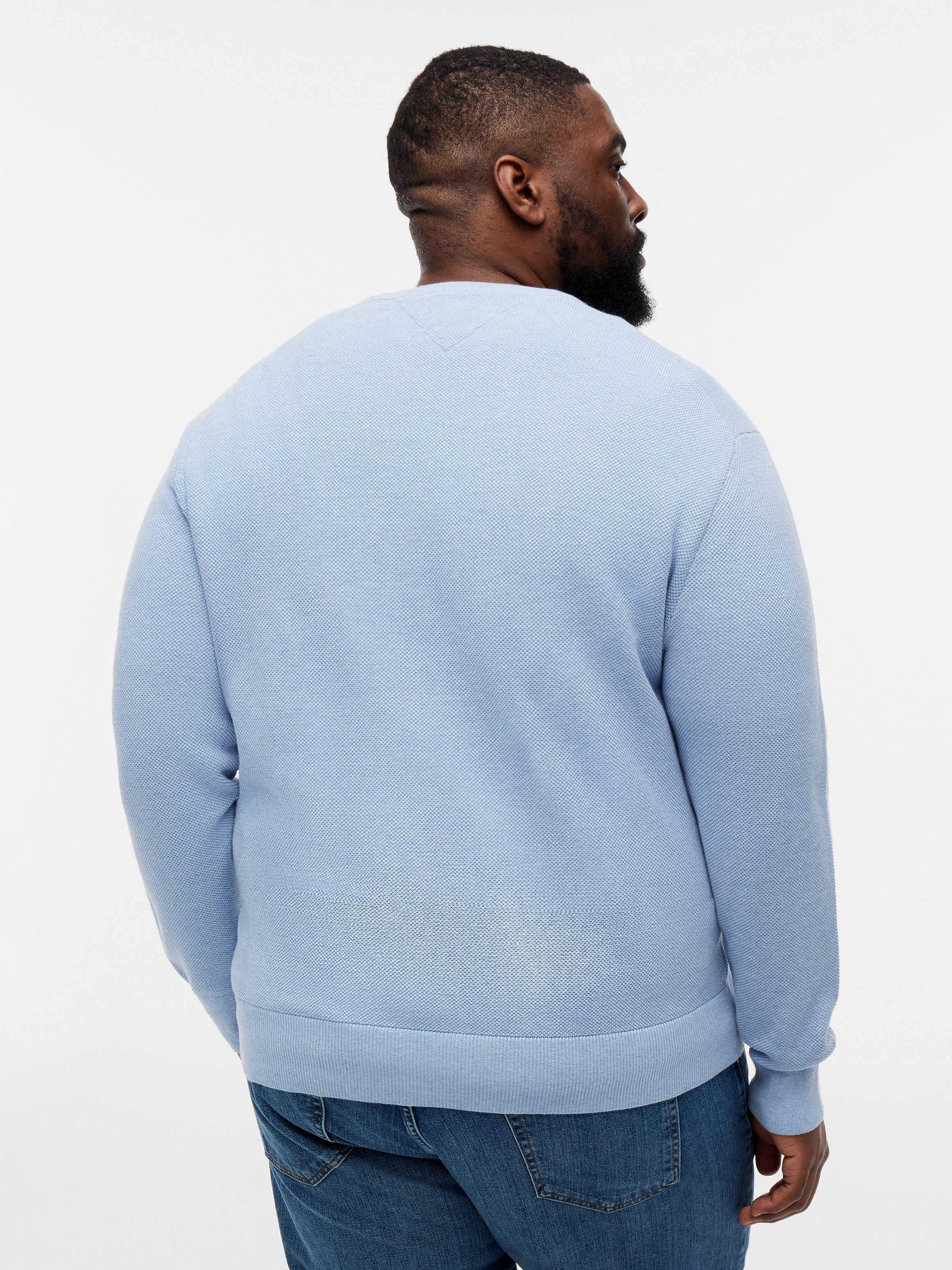Tommy Hilfiger Big & Tall Rundhalspullover ESSENTIAL STRUCTURE CREW NECK Große Größen, regular fit