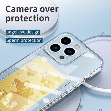 Protectorking Handyhülle Schutzhülle für iPhone 12 Kamera Case Handyhülle Cover Tasche Transpar 6,1 Zoll, Schutz.