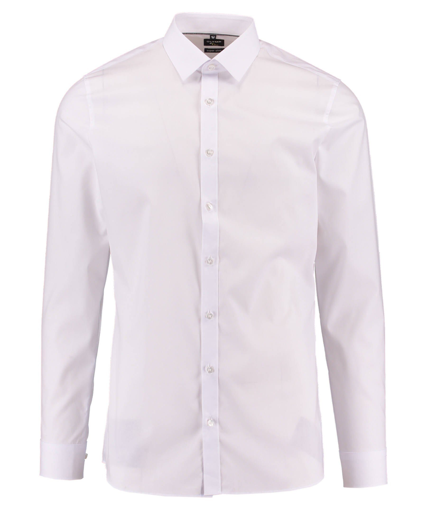 Langarmhemd Herren Hemd OLYMP NO.SIX Super Slim Fit Langarm
