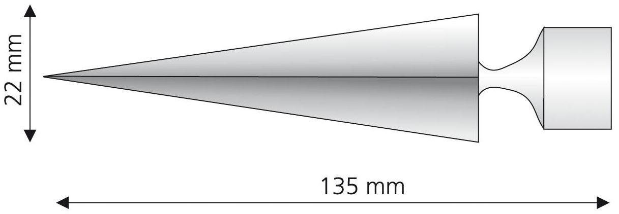 Gardinenstangen-Endstück Herkules, Liedeco, Gardinen, (Set, Ø 16 für 2-St), schwarz mm Gardinenstangen