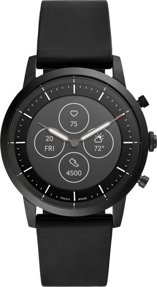 Fossil Smartwatches COLLIDER HYBRID SMARTWATCH HR, FTW7010 Smartwatch (Proprietär)