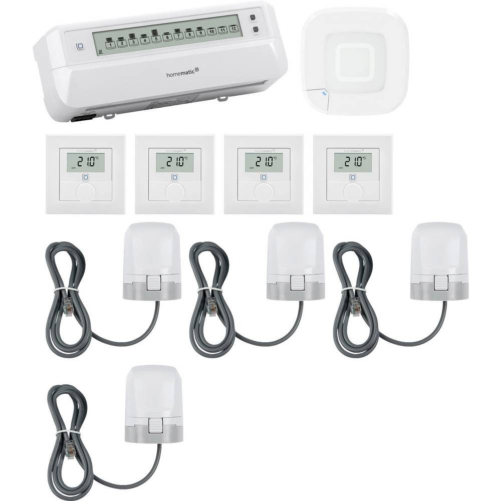 Homematic IP 161314A0+4x156669A0+4x153309A0+153621A0 Smart-Home Starter-Set