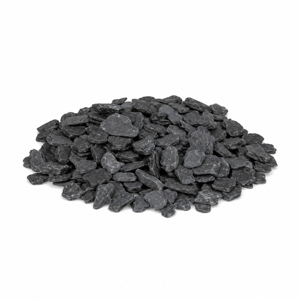 NaDeco Bastelnaturmaterial Schieferbruch, Natur, 20 bis 40 mm, 1 kg Anthrazit Dekosteine