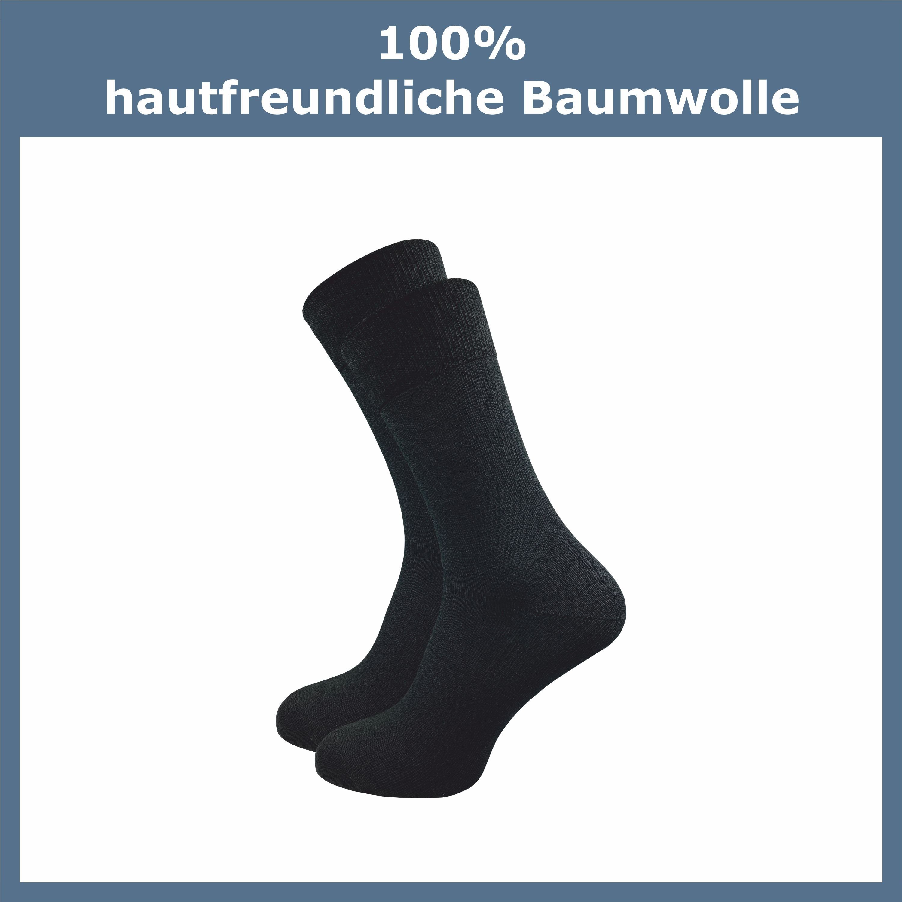 GAWILO Socken für Herren aus 100% Baumwolle - Ohne drückende Naht - mit Kom günstig online kaufen