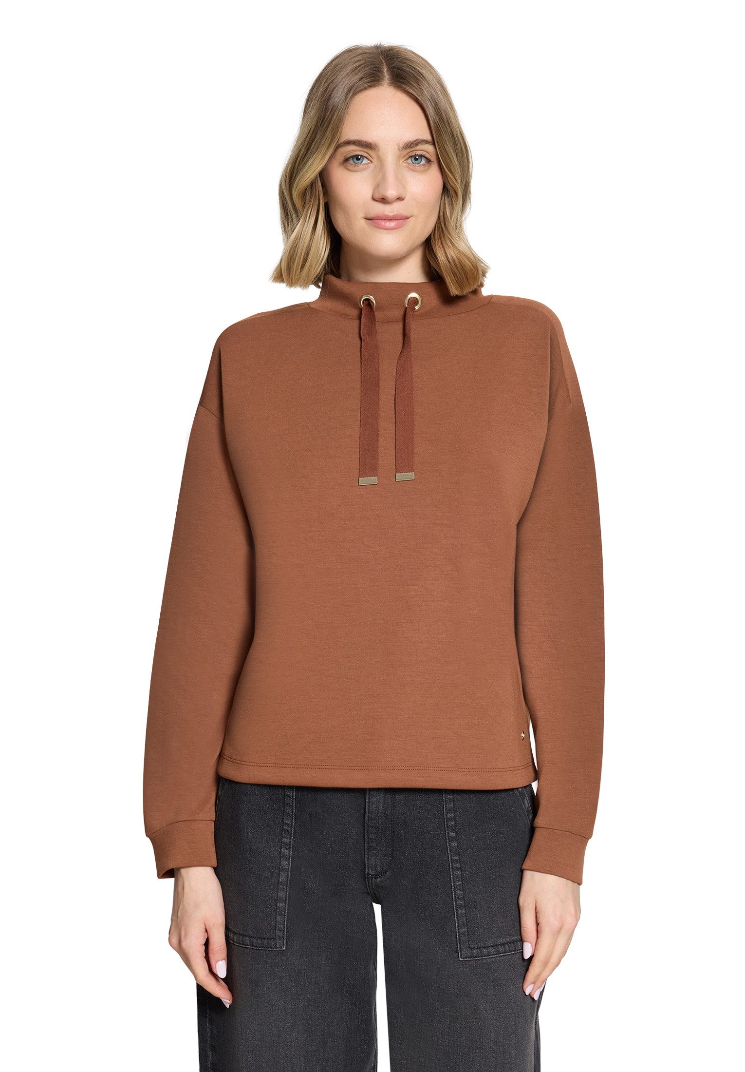 Betty&Co Sweatshirt Damen mit Stehkragen