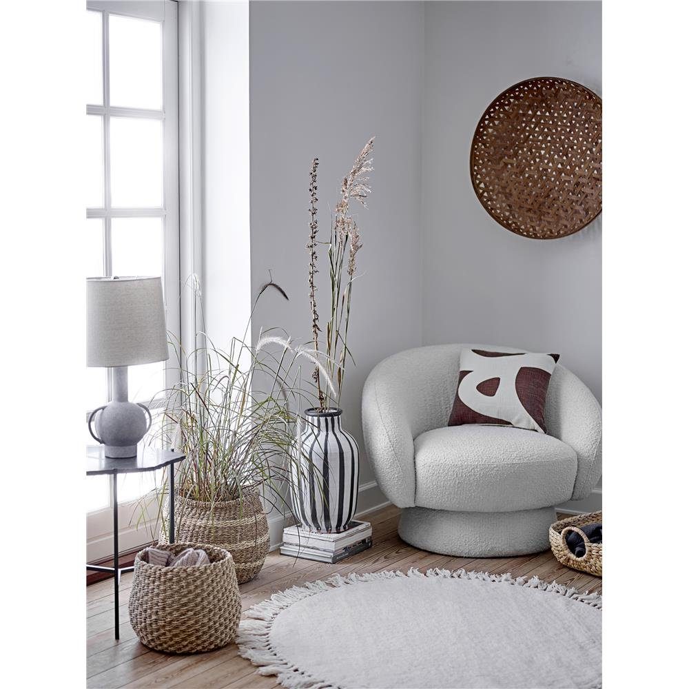 Bloomingville Aufbewahrungskorb Malli Korb 3er Set, Natur Seegras Aufbewahrungskorb dänisches Design