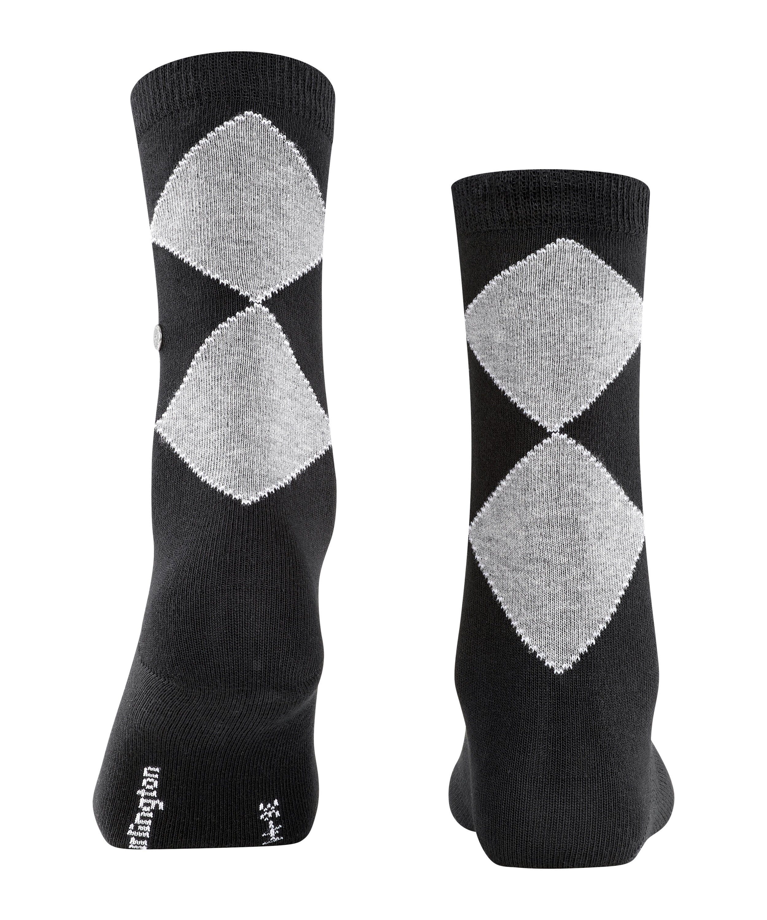 Burlington Socken black (3000) Darlington (1-Paar)