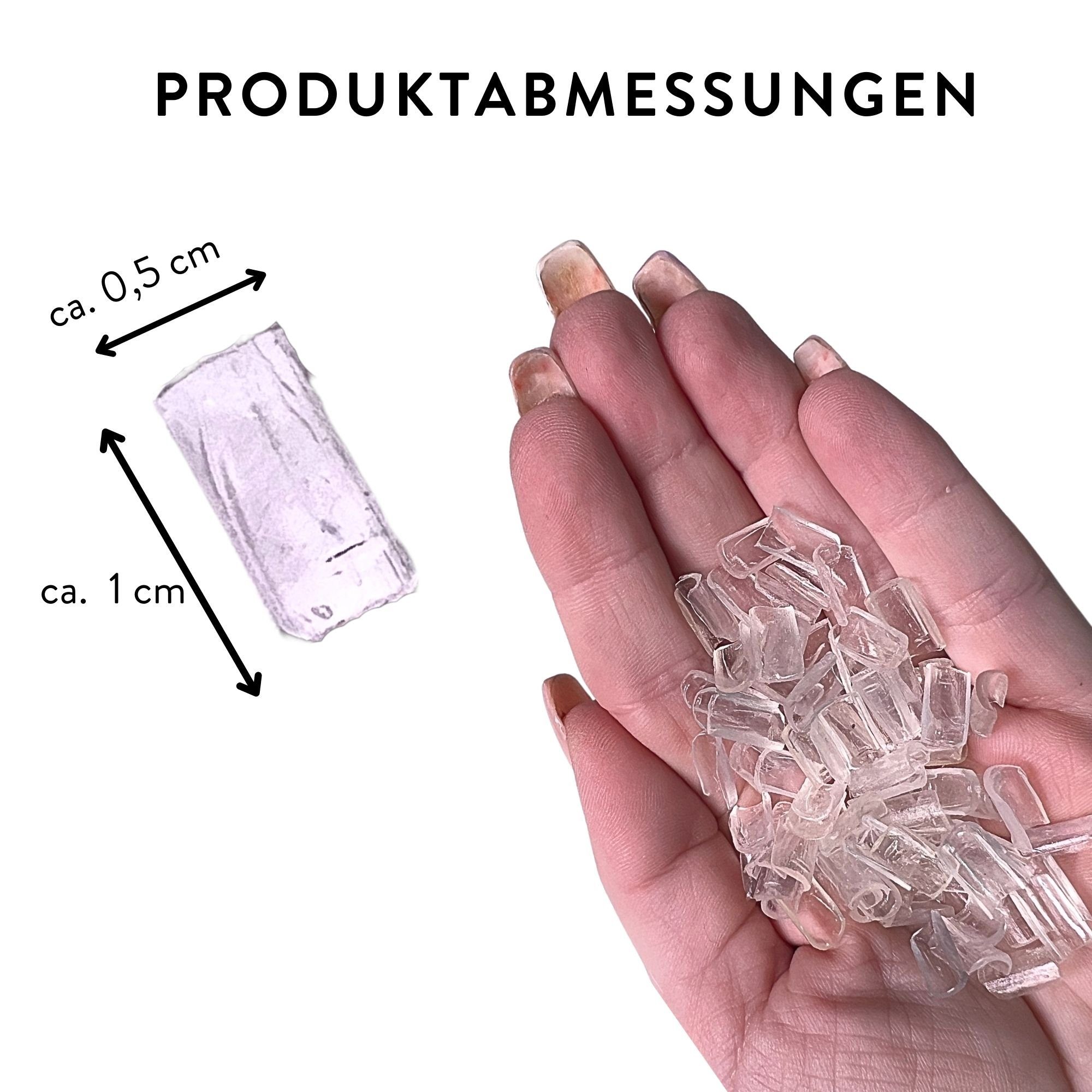 hair2heart Echthaar-Extension Ersatzbondings - Rebonden von Extensions 100 Stück transparent