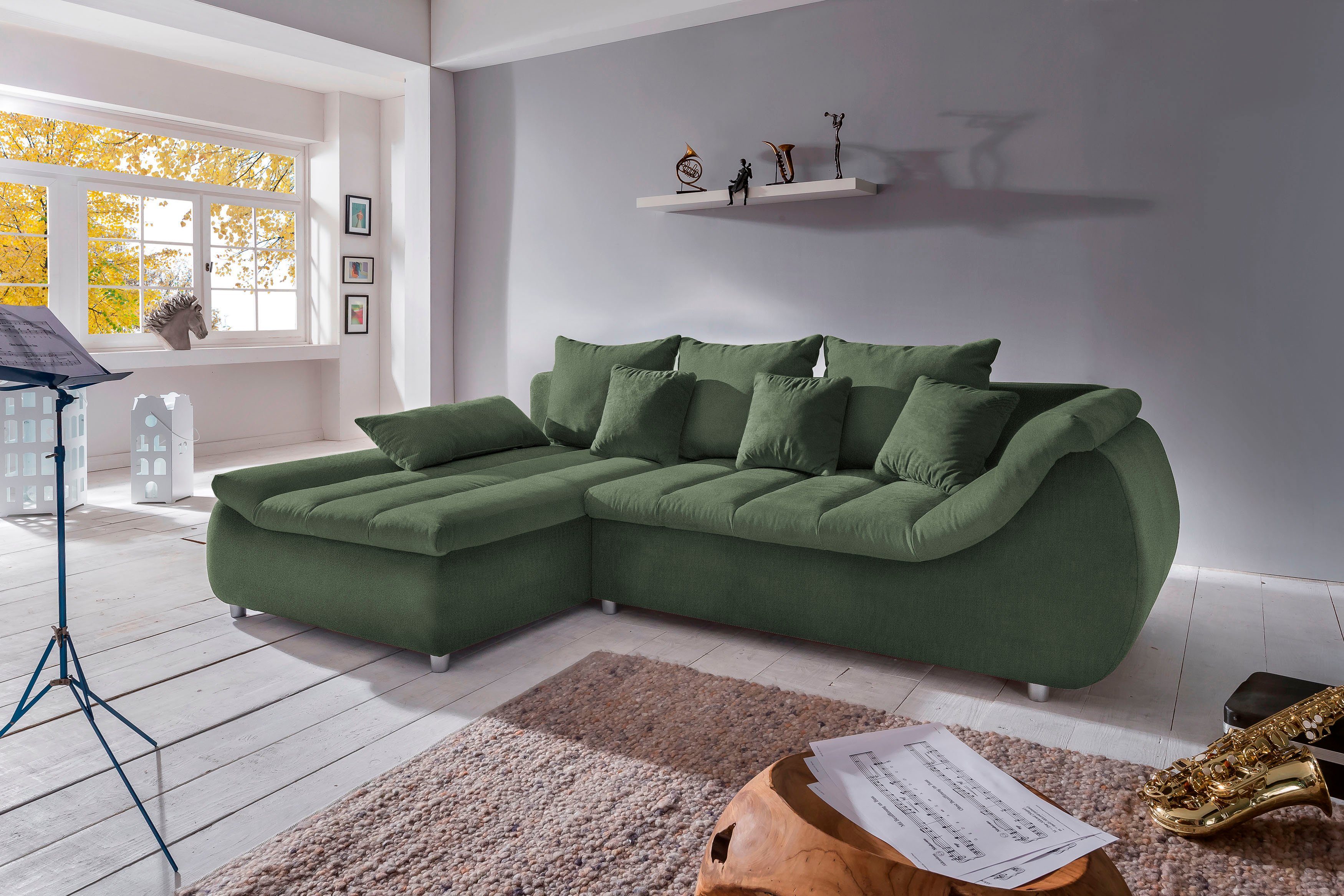 INOSIGN Ecksofa Imola elegant und bequem, günstig online kaufen