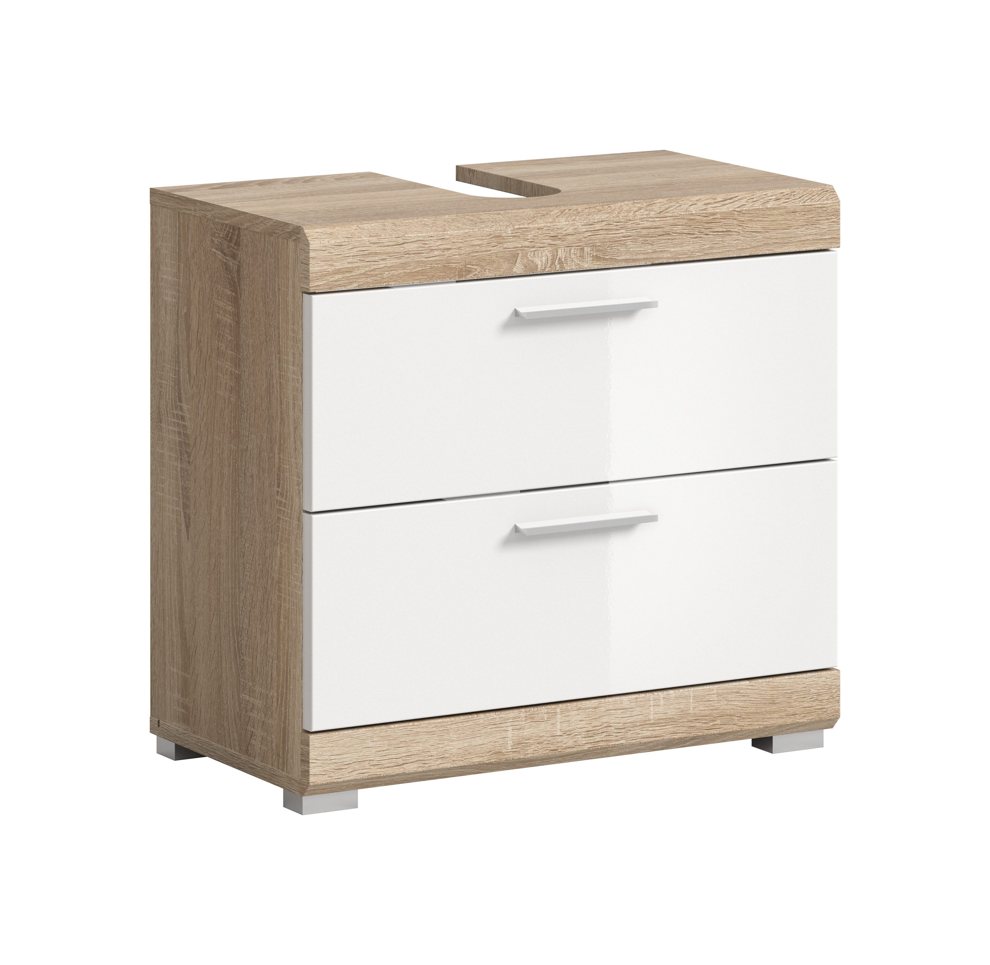 furnling Waschbeckenunterschrank Scott 2 Schubladen, Badmöbel, günstig online kaufen