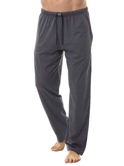 KUMPF Loungehose »Herren Pyjamahose Bio Cotton« (Stück, 1-tlg) hohe Markenqualität