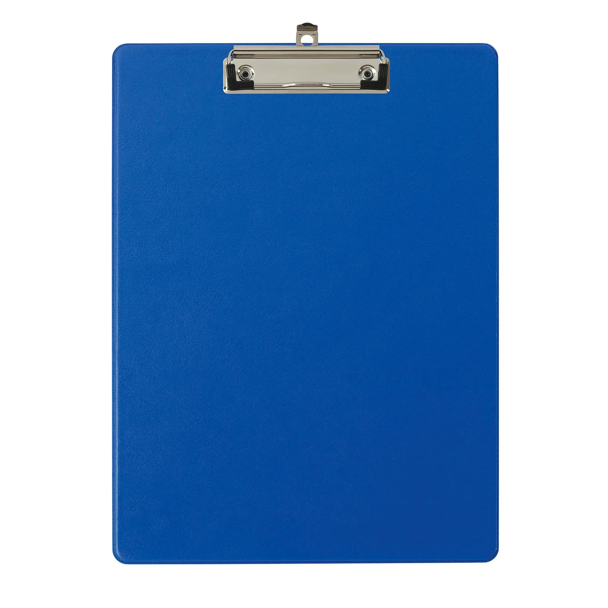Klemmtafel 10x Klemmbrett mit Hülle - Format 23x32cm für A4 - Blau - 19292E