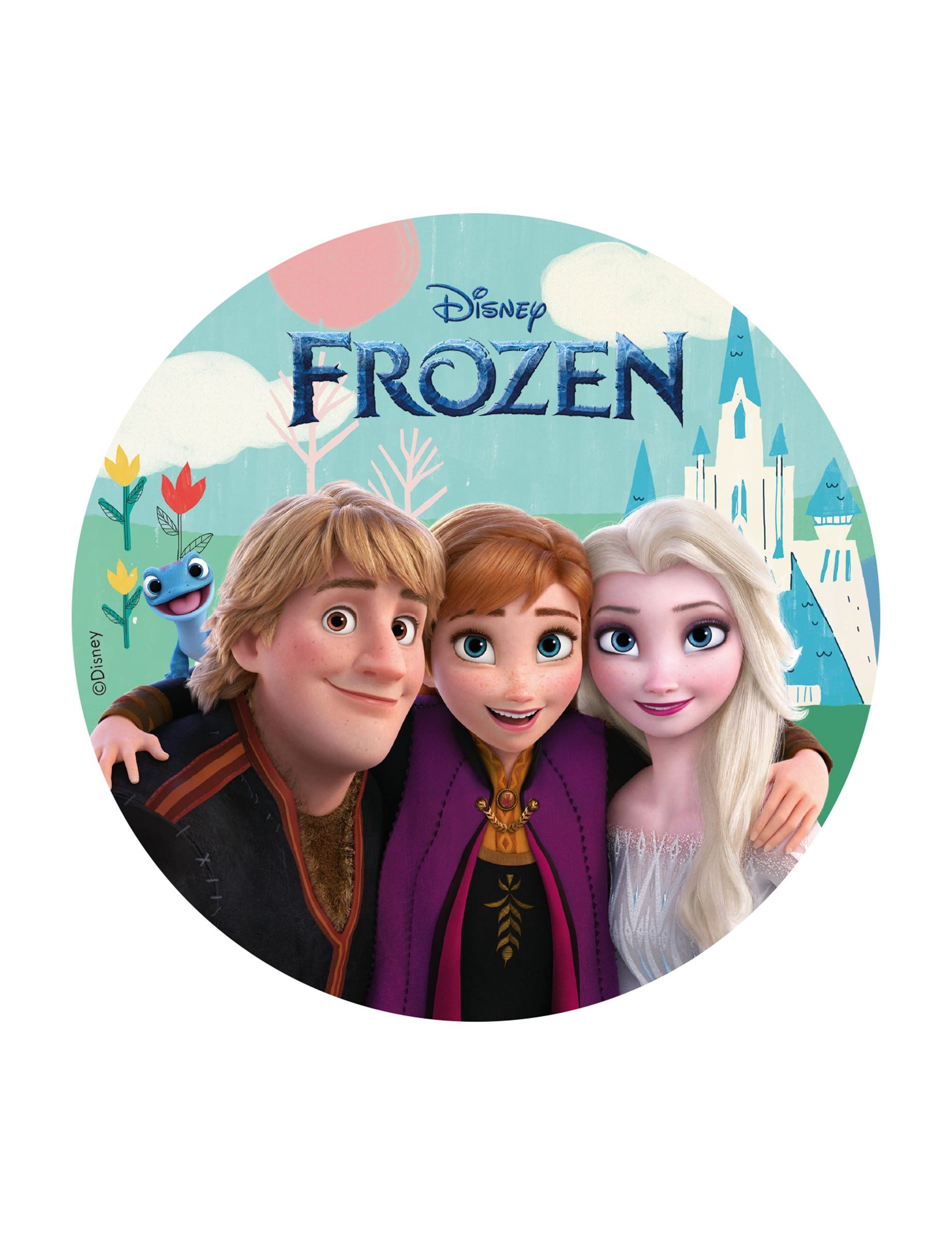 deKora Kostüm Tortenaufleger Elsa Frozen – Die Eiskönigin 20 cm