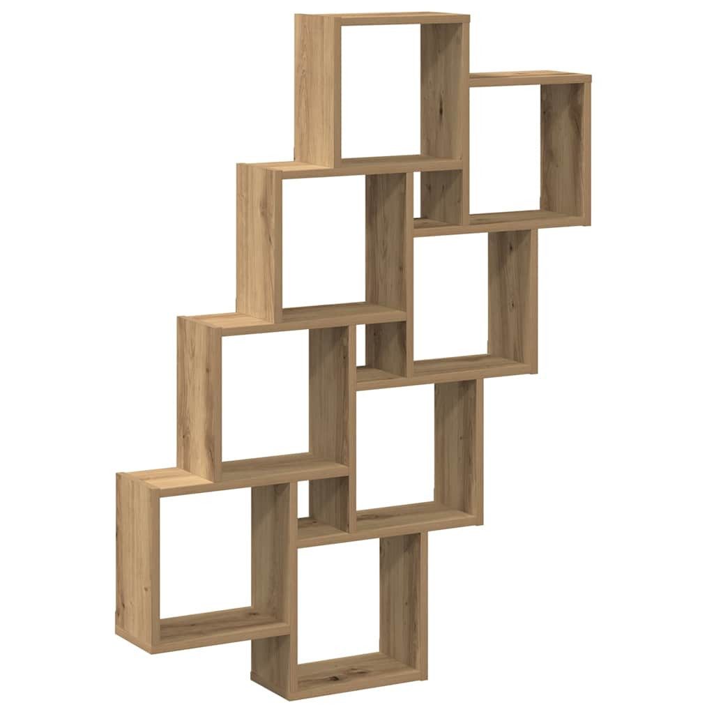 vidaXL Regal Würfelregal Artisan-Eiche 90x15x119,5 cm günstig online kaufen
