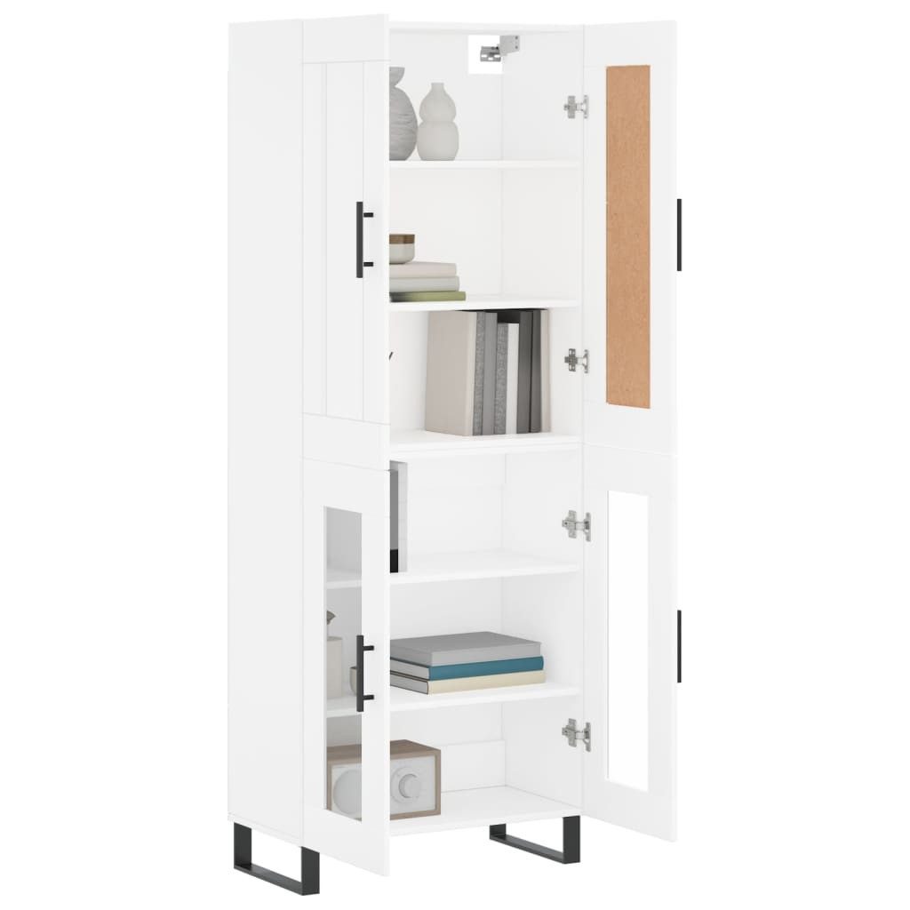 vidaXL Highboard Highboard Weiß 69,5x34x180 cm günstig online kaufen