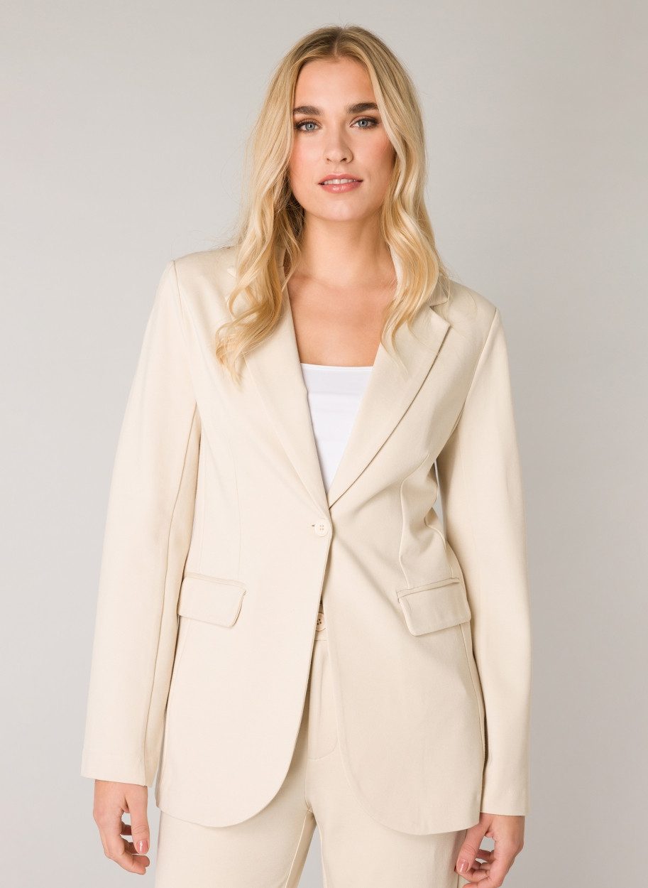 Base Level Jerseyblazer mit V-Ausschnitt und günstig online kaufen