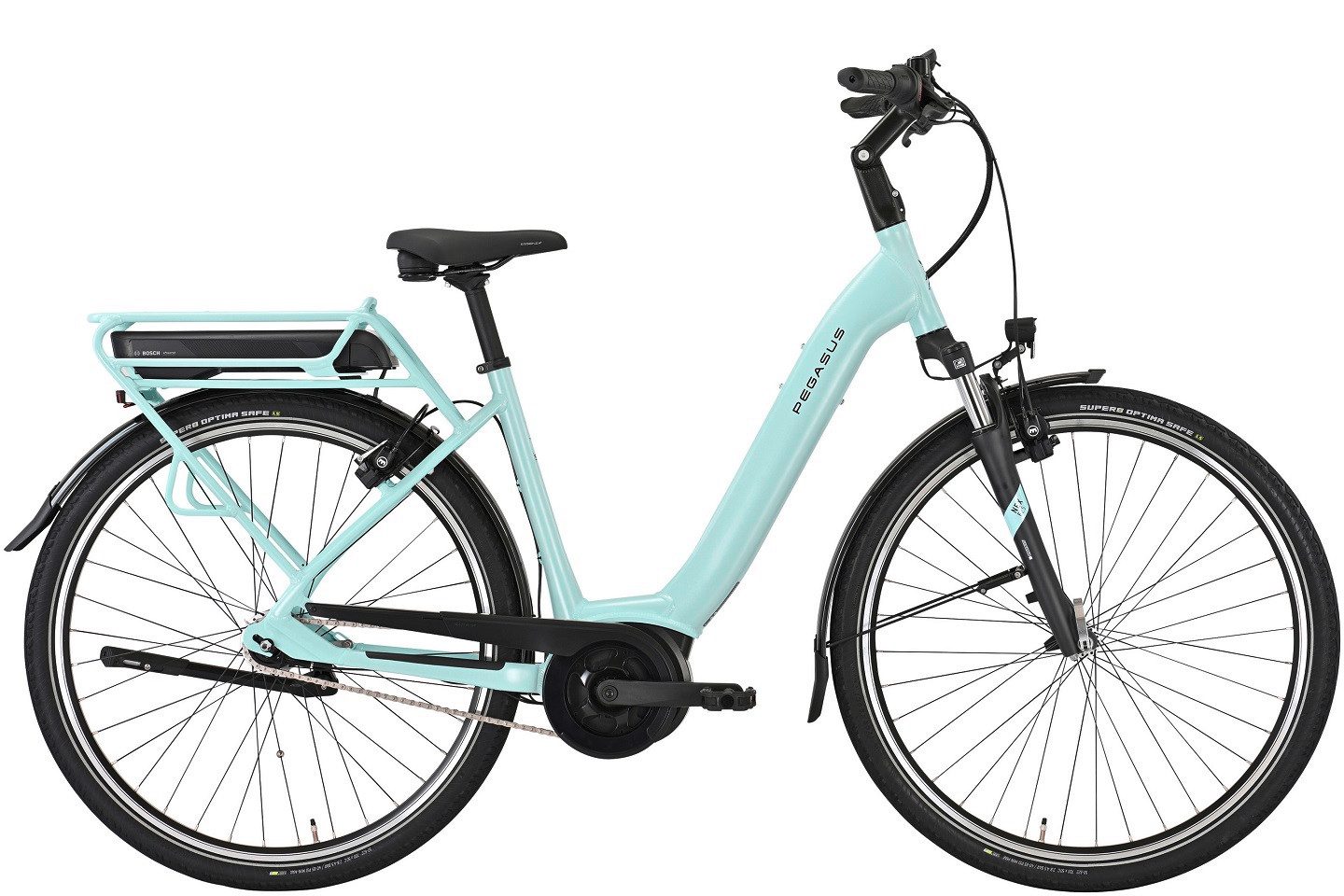 Pegasus E-Bike Pegasus Solero E7R Plus 500 Wh Damen blau 2025, 7 Gang Shimano Nexus, Nabenschaltung, Bosch Active Line Plus, 500 Wh