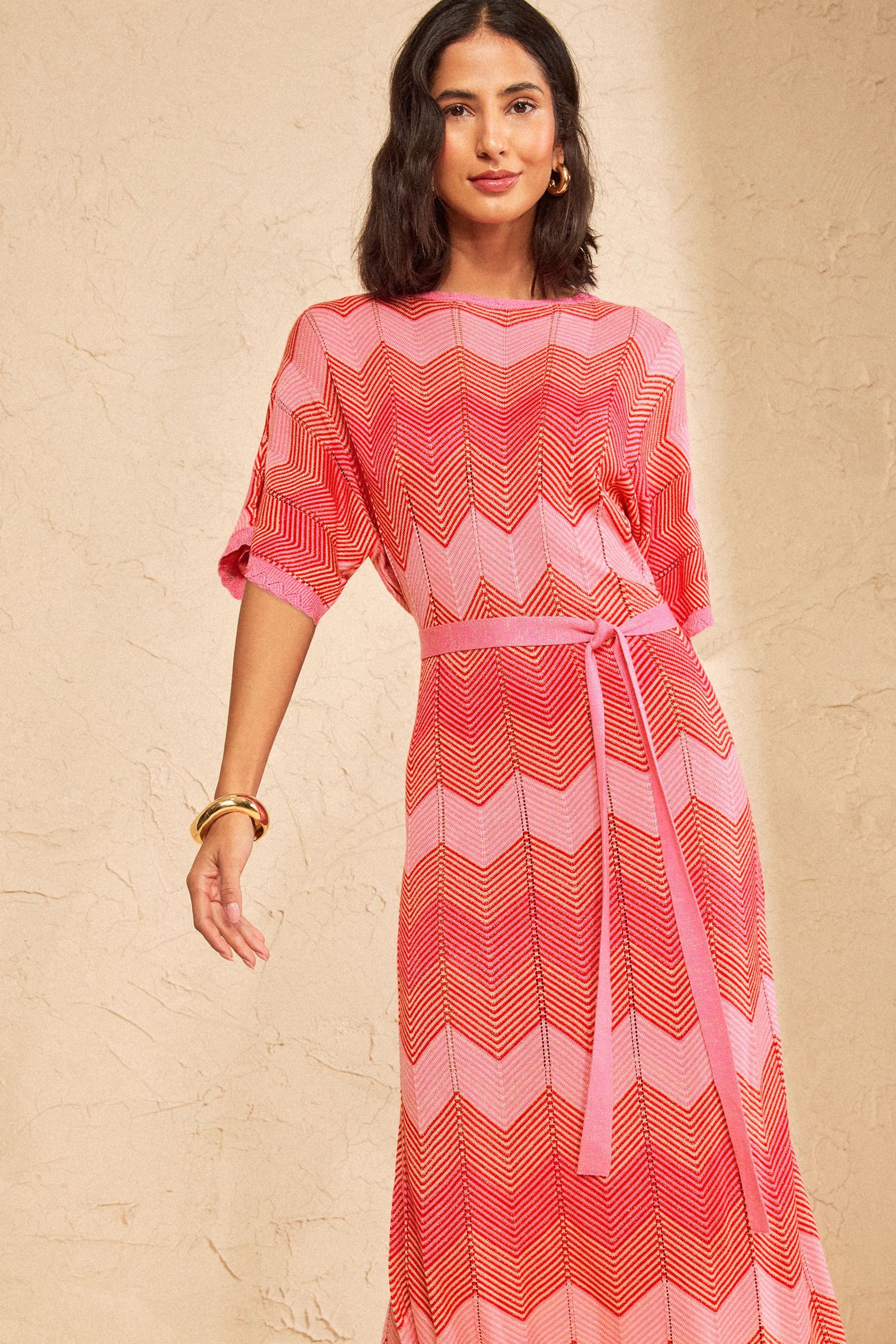 Love & Roses Strickkleid Love & Roses Kleid (1-tlg) – Bild 4 von 4