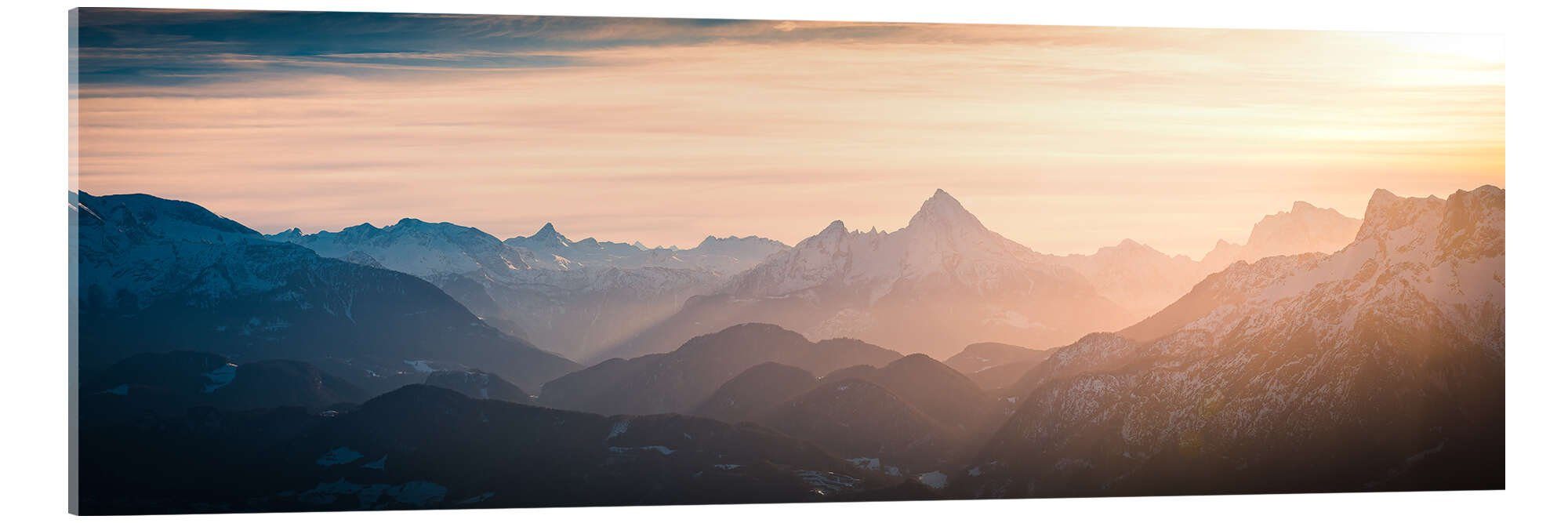 Posterlounge Poster Martin Wasilewski, Alpen Panorama günstig online kaufen