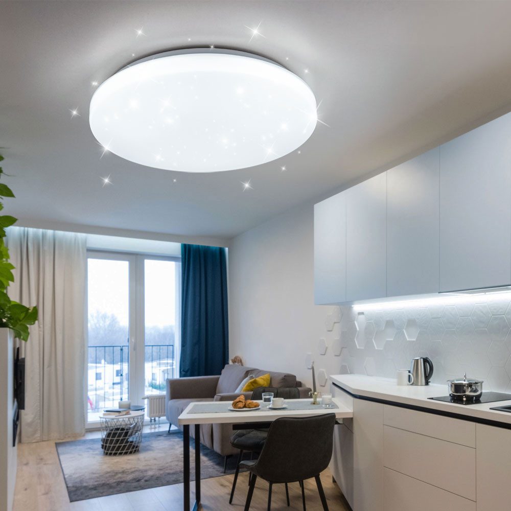 V-TAC LED Deckenleuchte, LED-Leuchtmittel fest verbaut, Kaltweiß, Warmweiß, günstig online kaufen