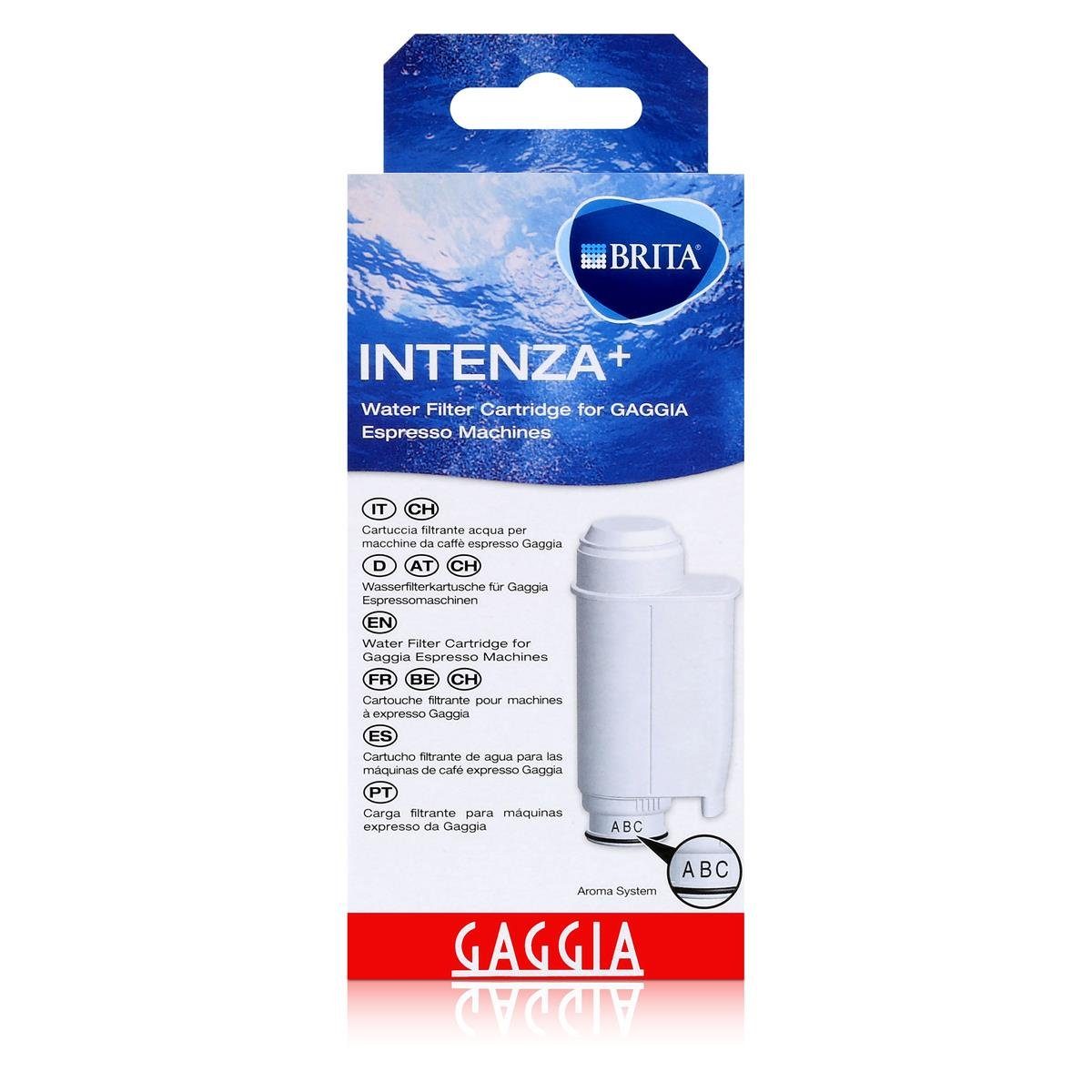 Gaggia Wasserfilter Gaggia Brita Intenza+ Wasserfilter Kartusche für Espressomaschine (1er