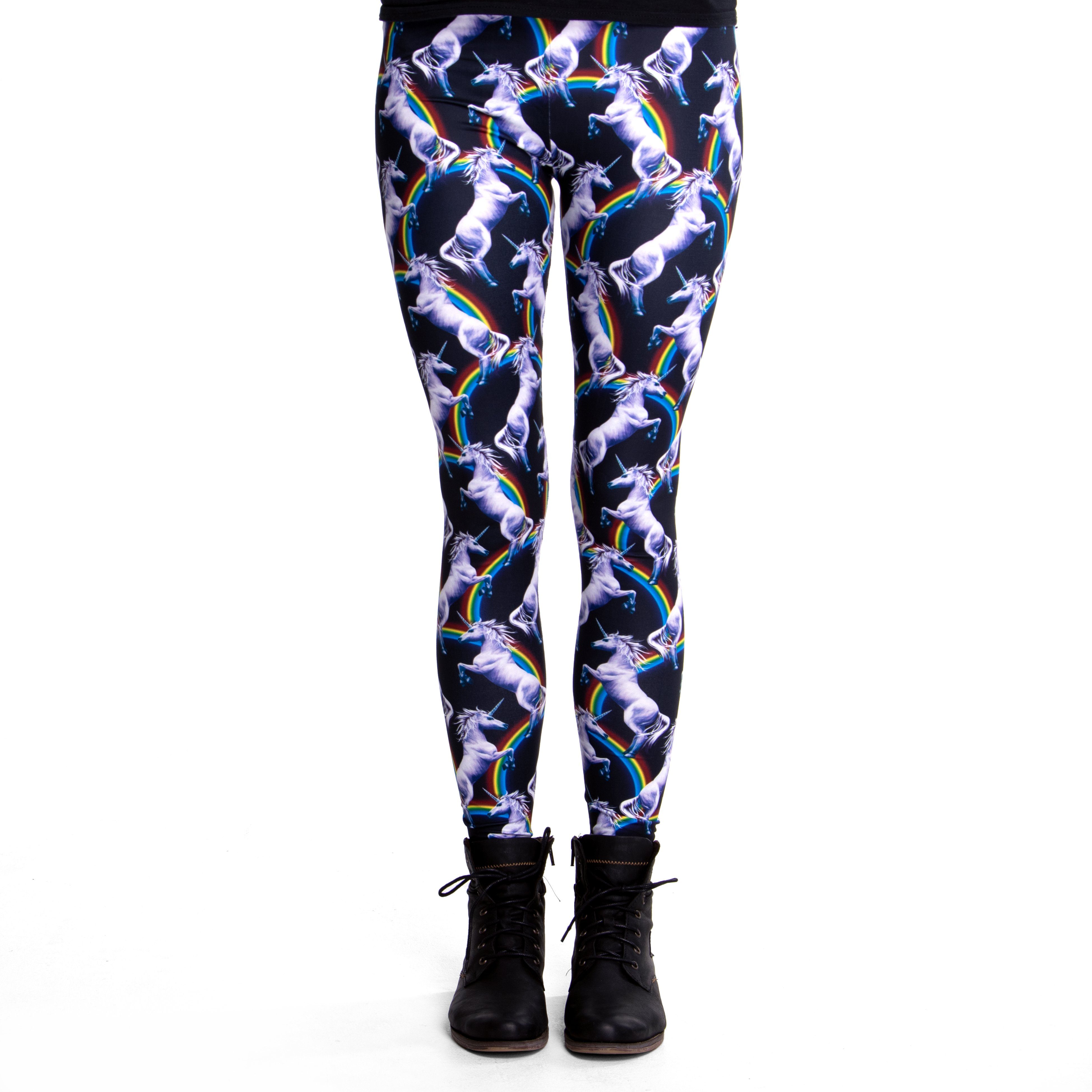 cosey Leggings Unicorn Line Leggings, Einhörner Leggings (Einheitsgröße S-L) Last Unicorn