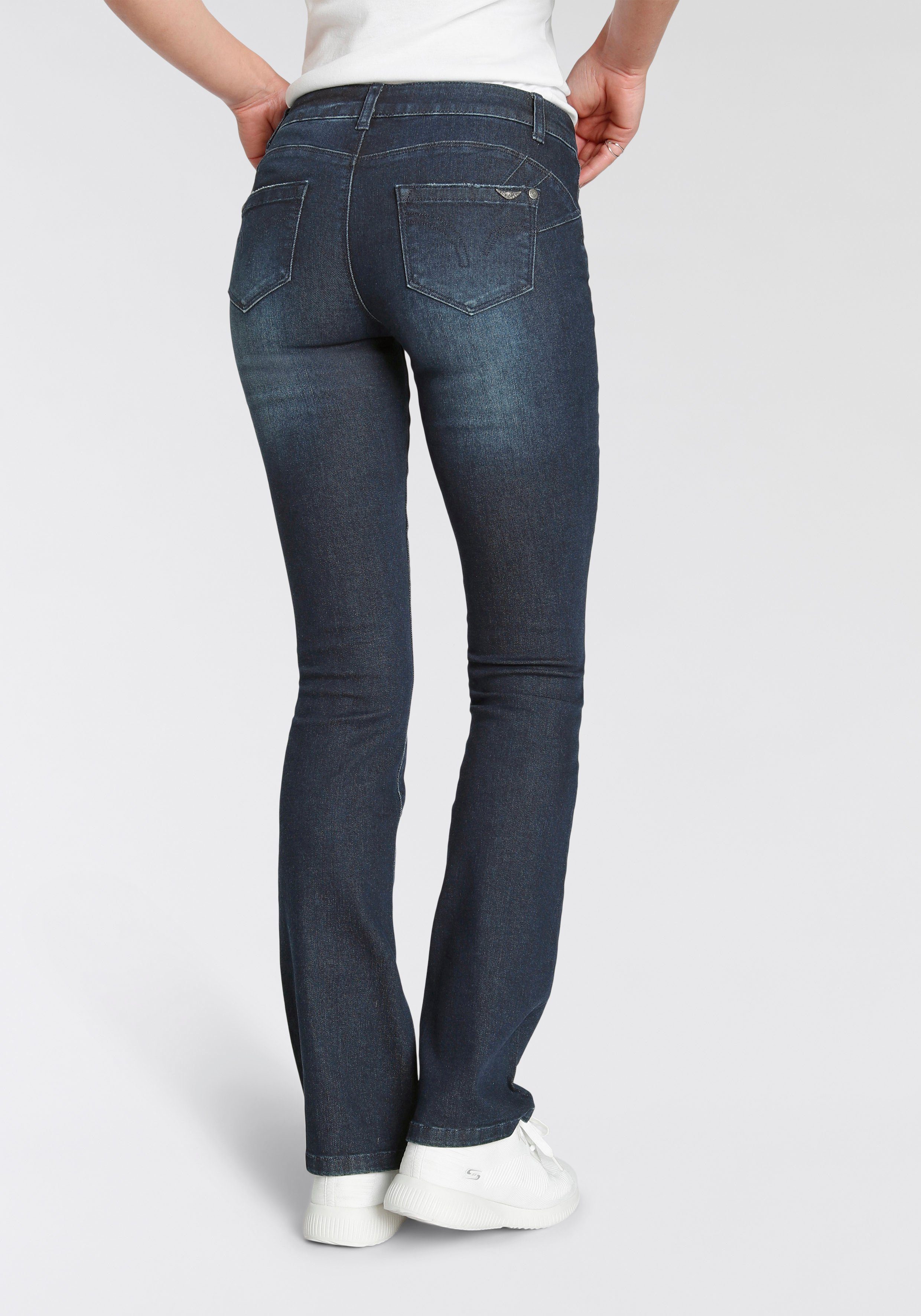 Arizona Bootcut-Jeans Recyceltes Polyester | Stretchjeans