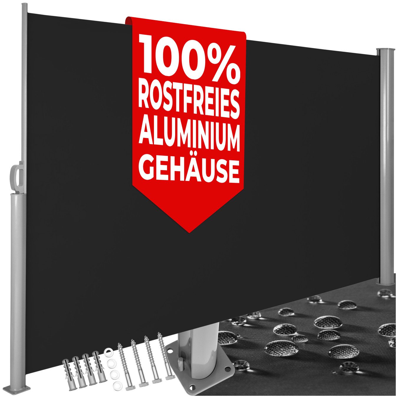 tectake Seitenarmmarkise Seitenmarkise aus Aluminium günstig online kaufen