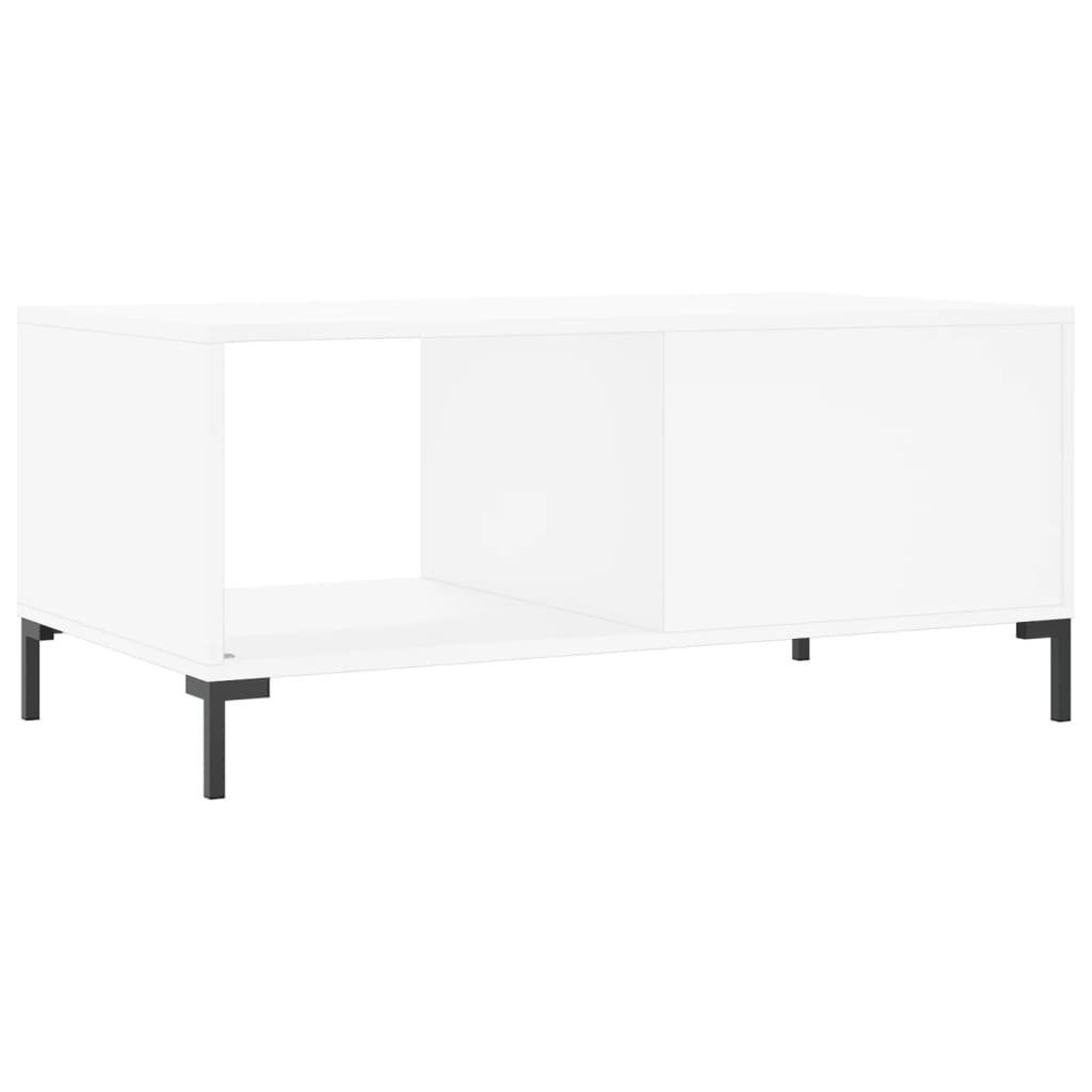 (1-St) | 90x50x40 Weiß Couchtisch Weiß Weiß cm Holzwerkstoff vidaXL Couchtisch
