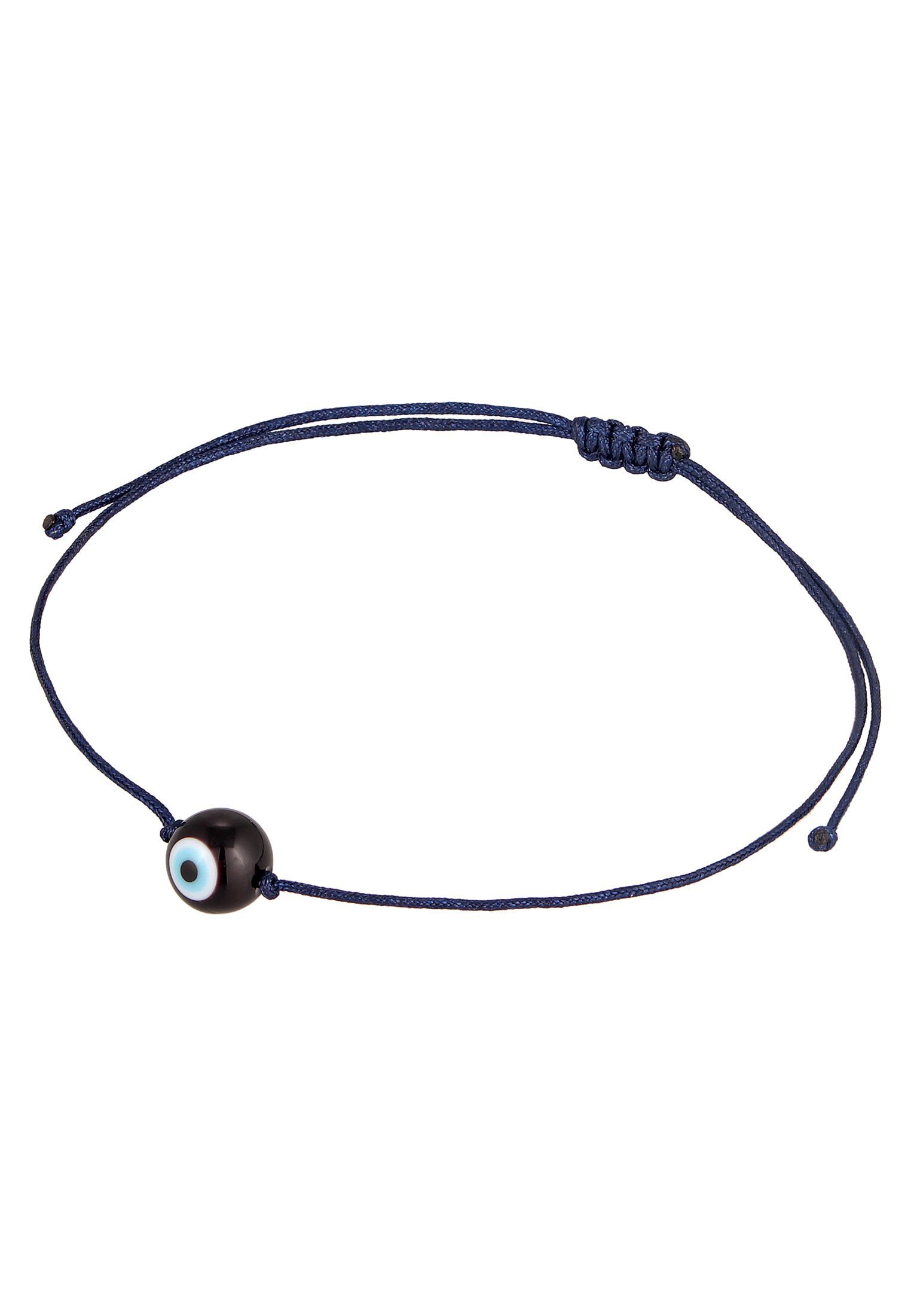 Kuzzoi Bead-Armband-Set Nylon Textilarmband Evil Eye günstig online kaufen