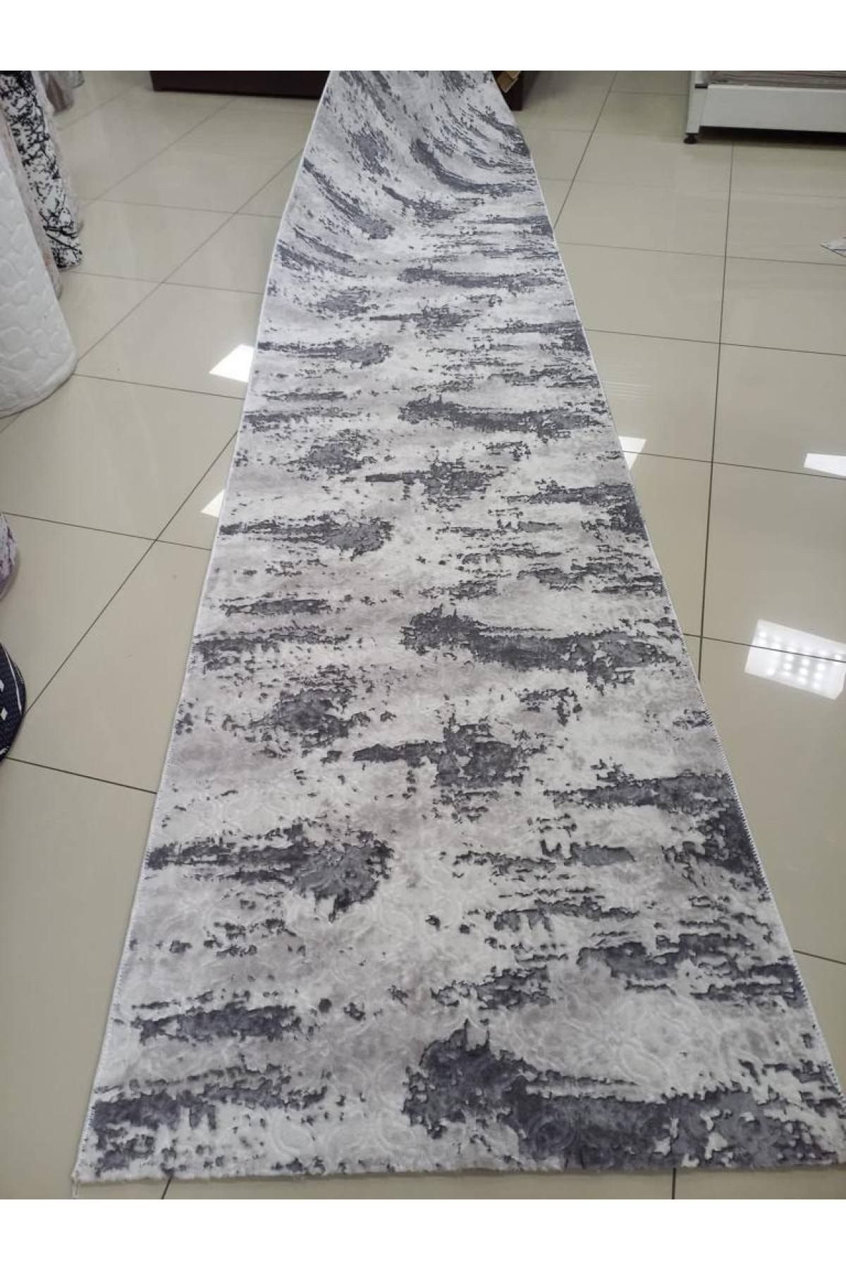 en.casa Läufer, rechteckig, rutschhemmend, waschbar, ca. 7 mm Florhöhe 88785240