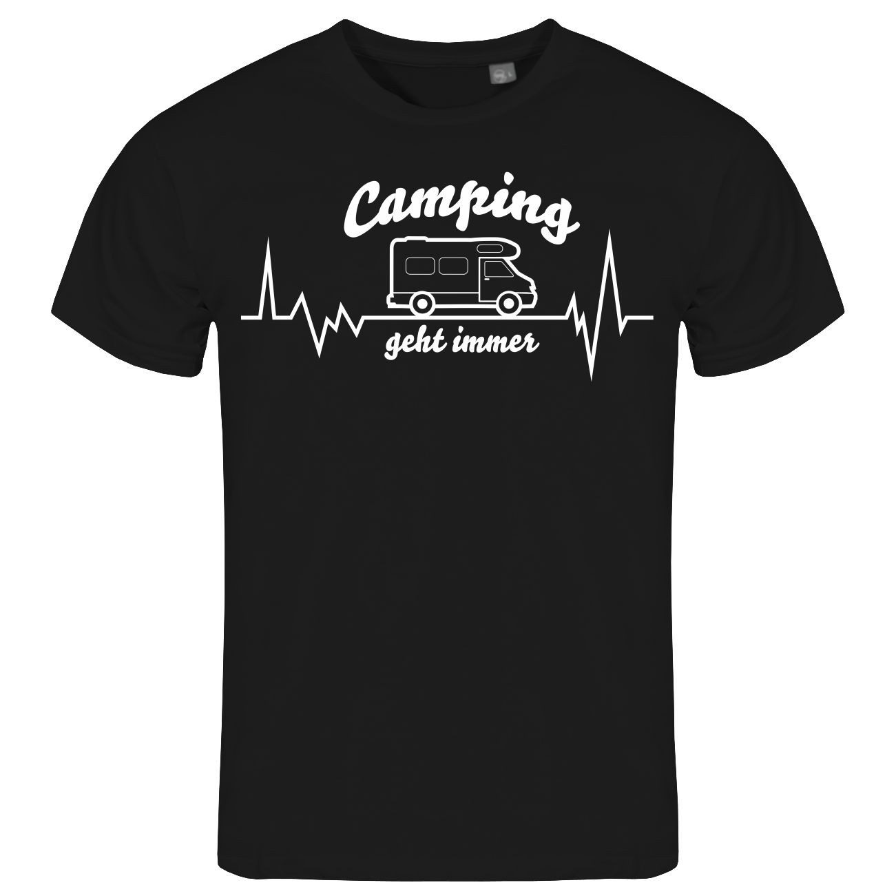 deinshirt Print-Shirt Herren T-Shirt Wohnmobil Camping geht immer Funshirt mit Motiv