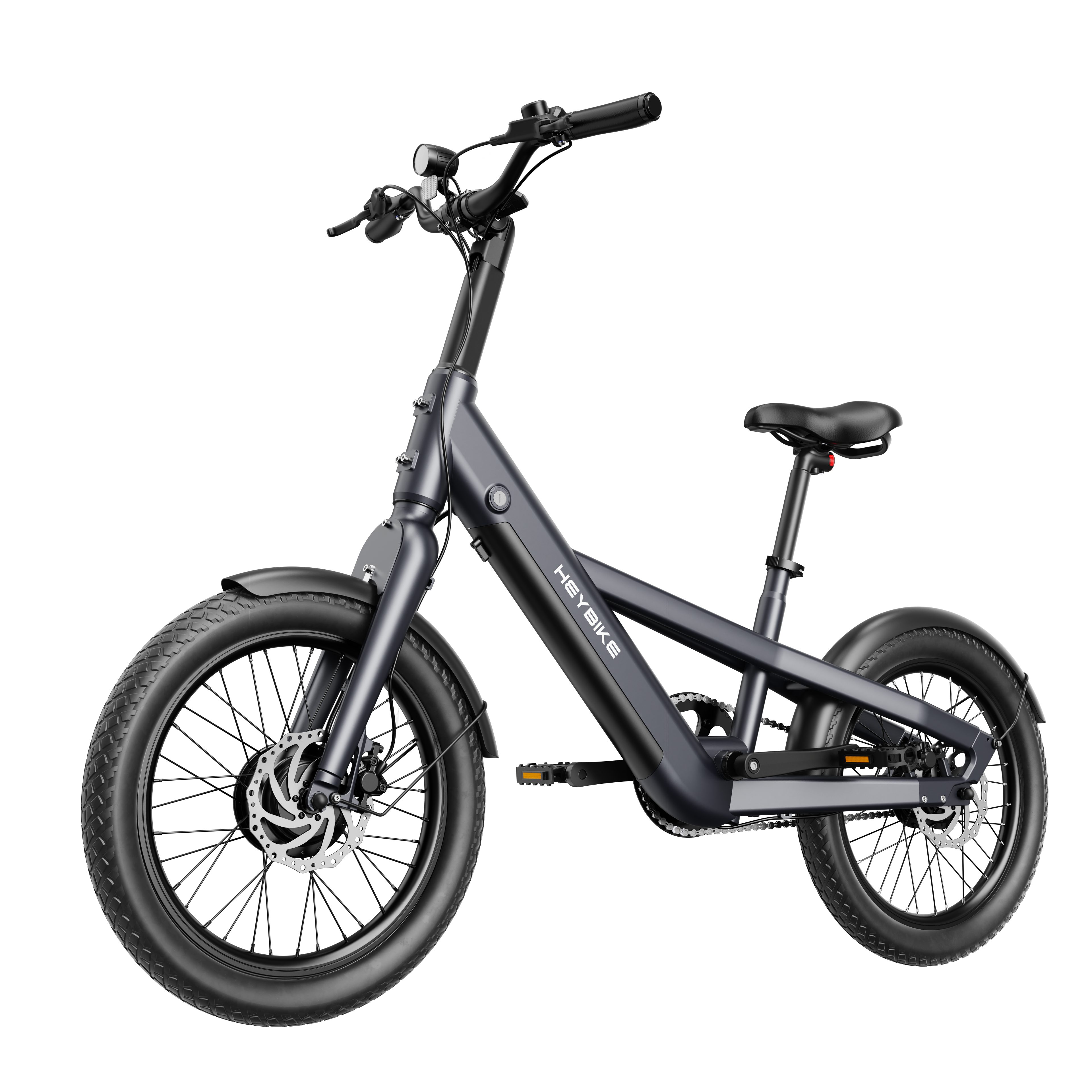Heybike E-Bike Cityrad E-Bike Cityrad 20 Zoll, Automatische 3-Gang-Nabe, mit abnehmbarer Akuu, 3 Gang Shimano, 468 Wh, hydraulischen Scheibenbremsen und abnehmbarer 468 Wh Batterie.