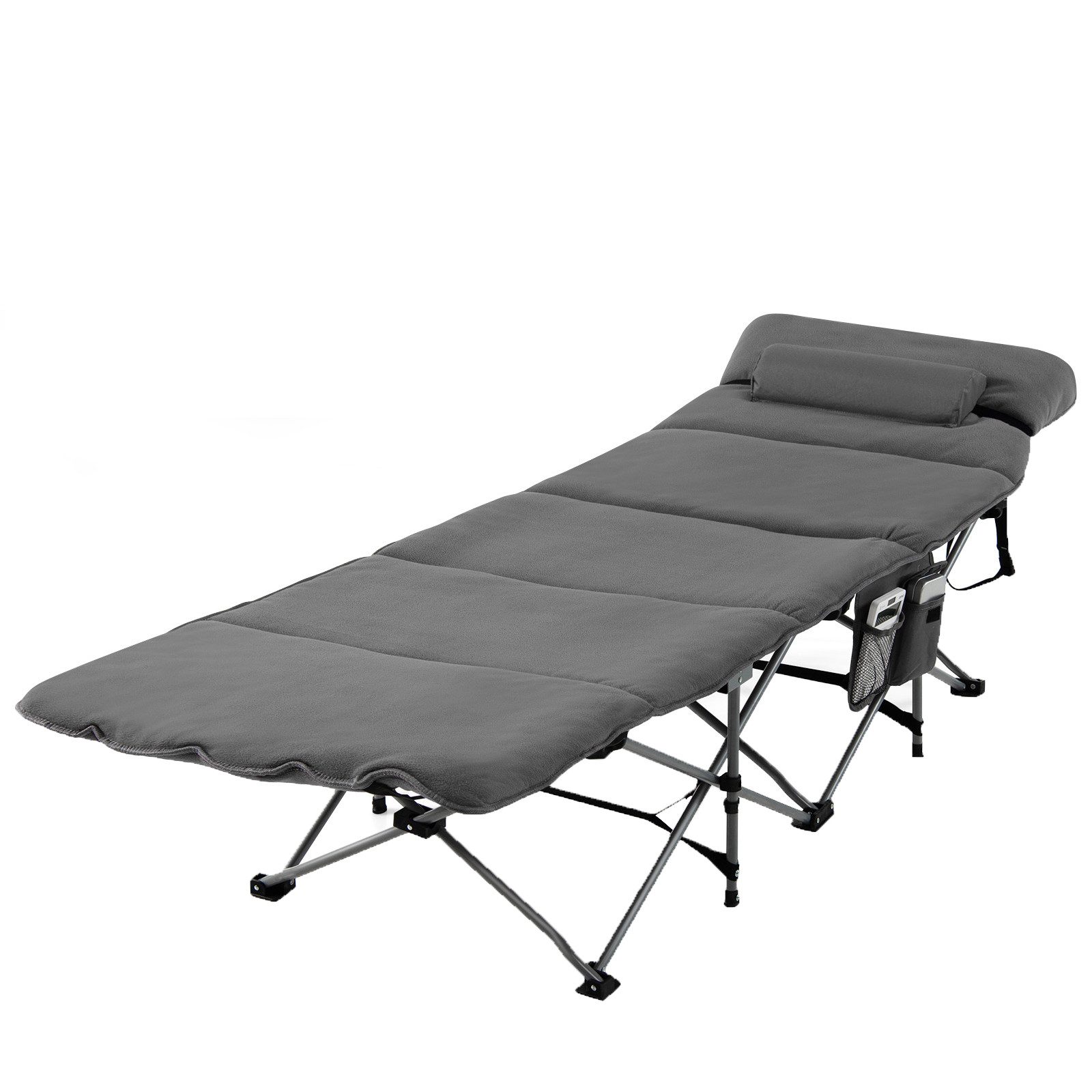 COSTWAY Feldbett Campingbett klappbar, mit Matratze & Kissen günstig online kaufen