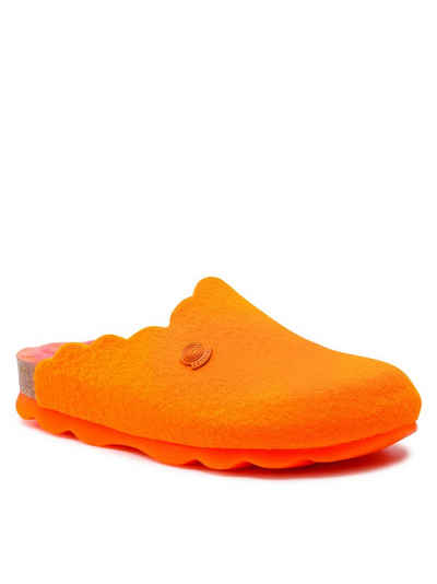 GENUINS Hausschuhe Candy G104659 Fawx Sheepskin Orange Vitamin Hallenschuh