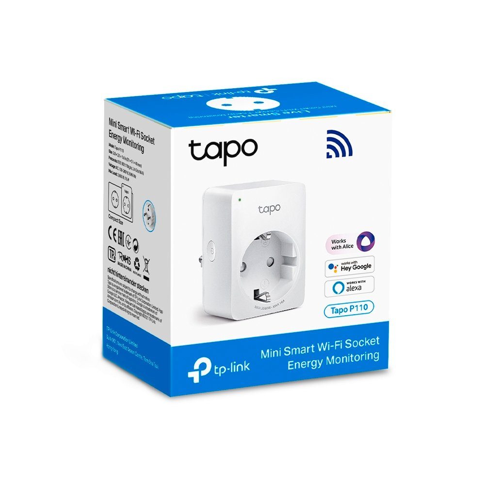TP-Link Tapo P110 Mini Smart-Home-Zubehör Smart Energy Monitoring Wi-Fi Socket